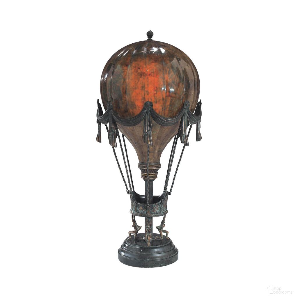 Balloon Lamp In Amber and Green