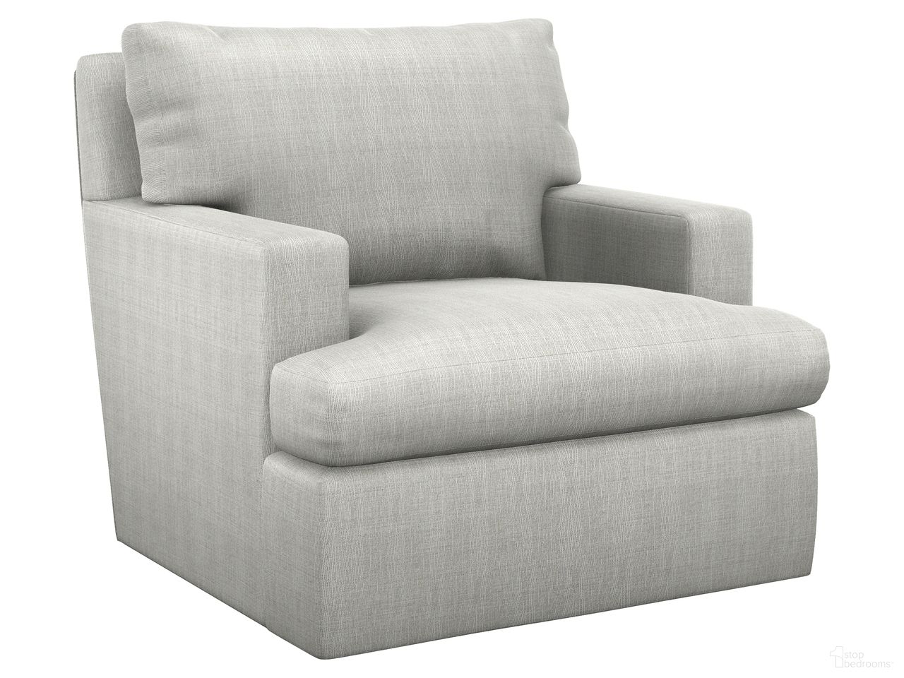 The appearance of Featured Upholstery Bandar Swivel Chair In Gray designed by Tommy Bahama in the modern / contemporary interior design. This light gray piece of furniture was selected by 1StopBedrooms from Featured Upholstery Collection to add a touch of cosiness and style into your home. Sku: 7278-11SW-70. Material: Fabric.