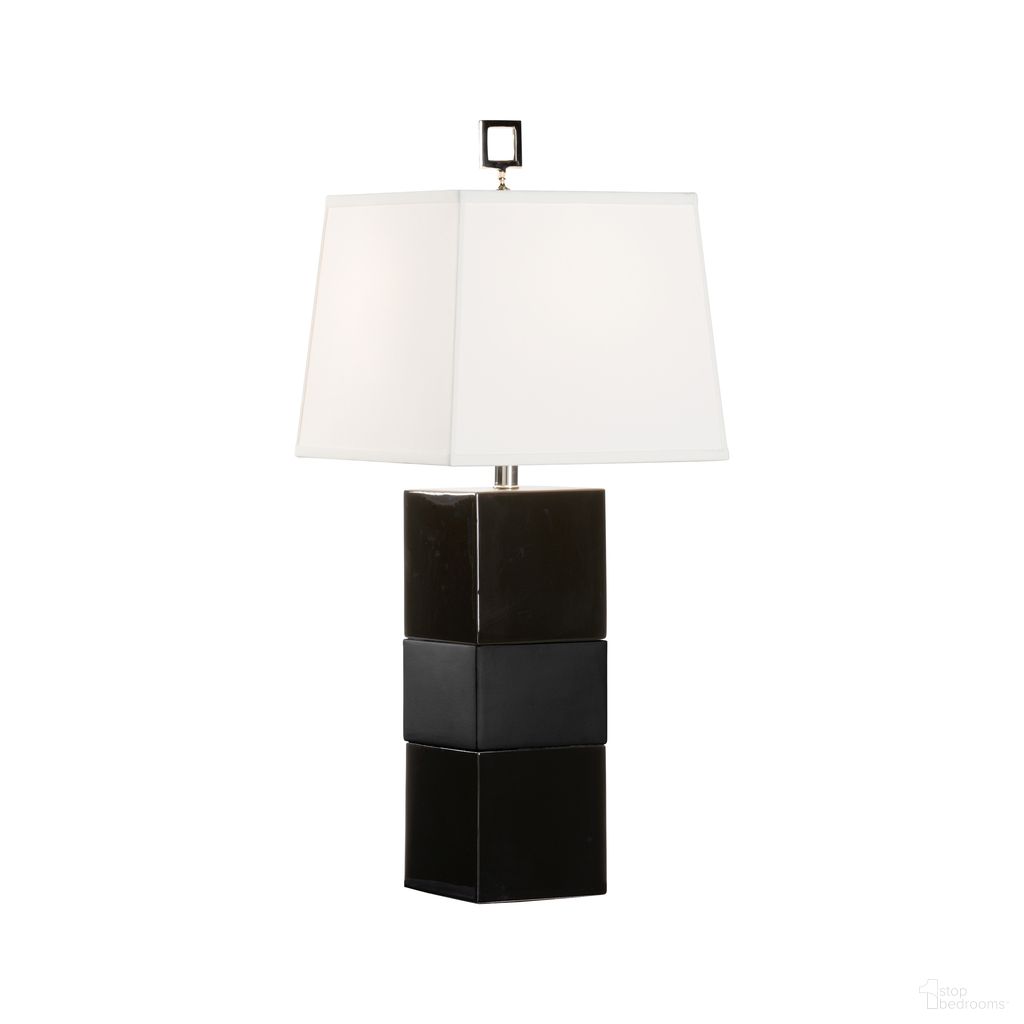 Banded Lamp In Black
