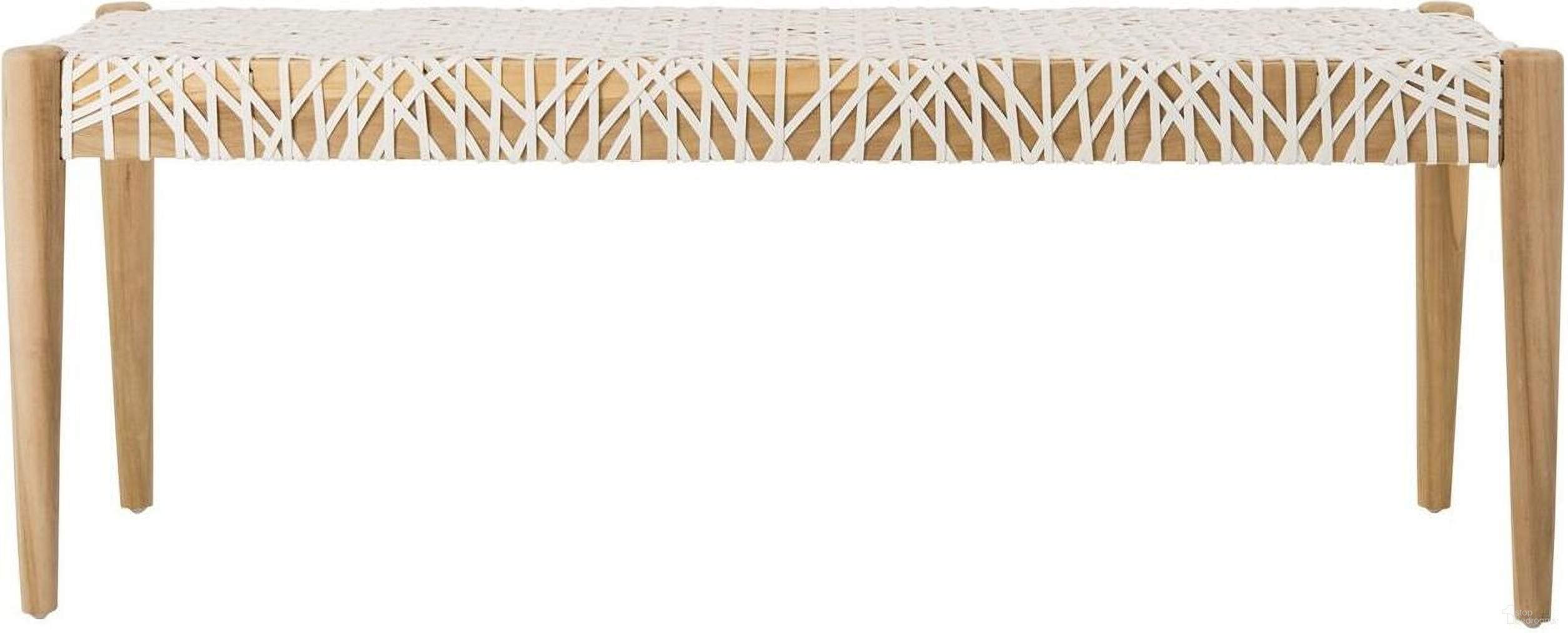 The appearance of Bandelier Natural Leather Weave Bench designed by Safavieh in the modern / contemporary interior design. This natural piece of furniture was selected by 1StopBedrooms from Bandelier Collection to add a touch of cosiness and style into your home. Sku: BCH1000A. Material: Wood.