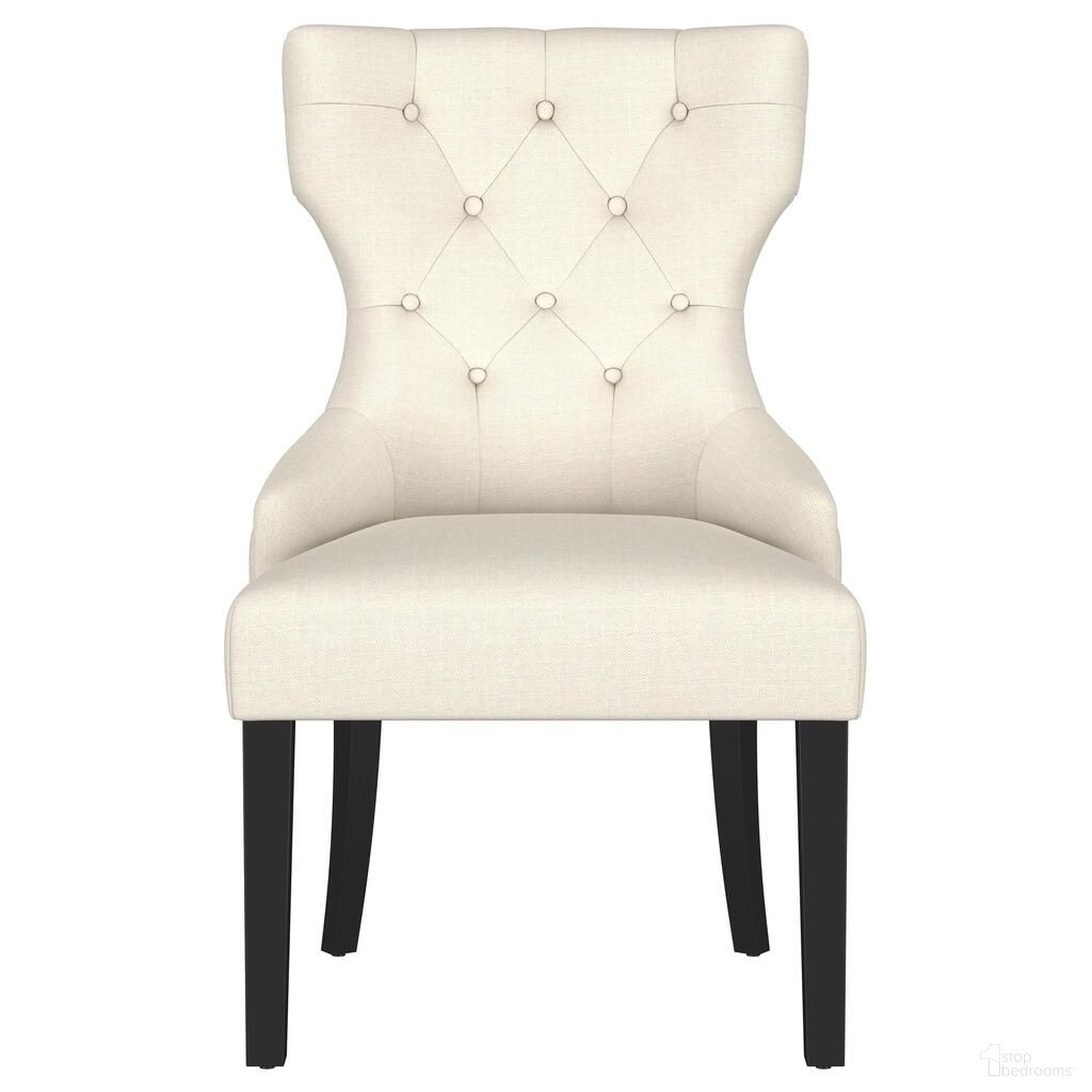 The appearance of Baney Fabric Upholstered Dining Side Chair In Black and Beige designed by Coaster in the traditional interior design. This black and beige piece of furniture was selected by 1StopBedrooms from Baney Collection to add a touch of cosiness and style into your home. Sku: 115572. Material: Upholstered. Chair Type: Side Chair.