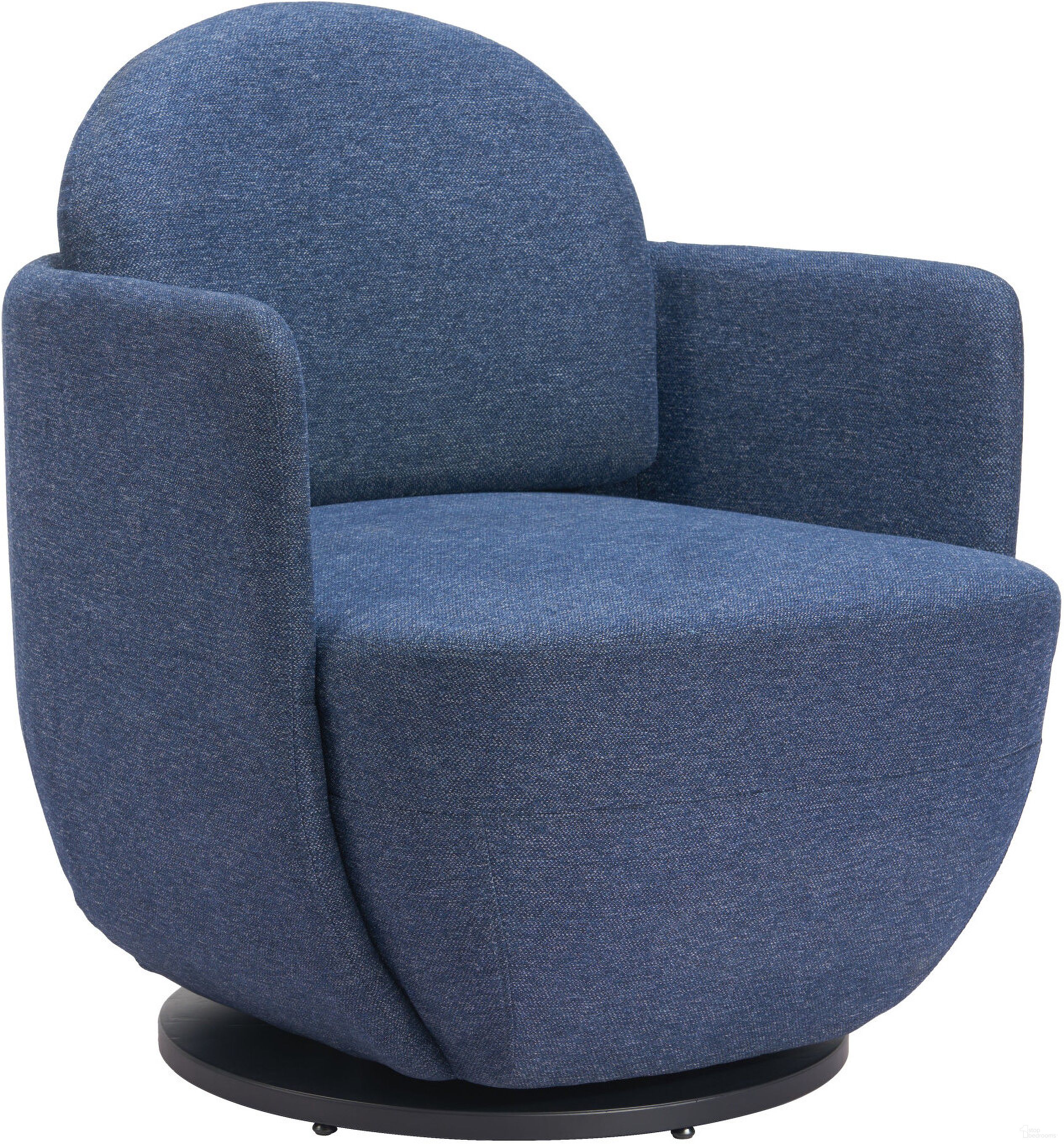 Bant Swivel Chair In Blue