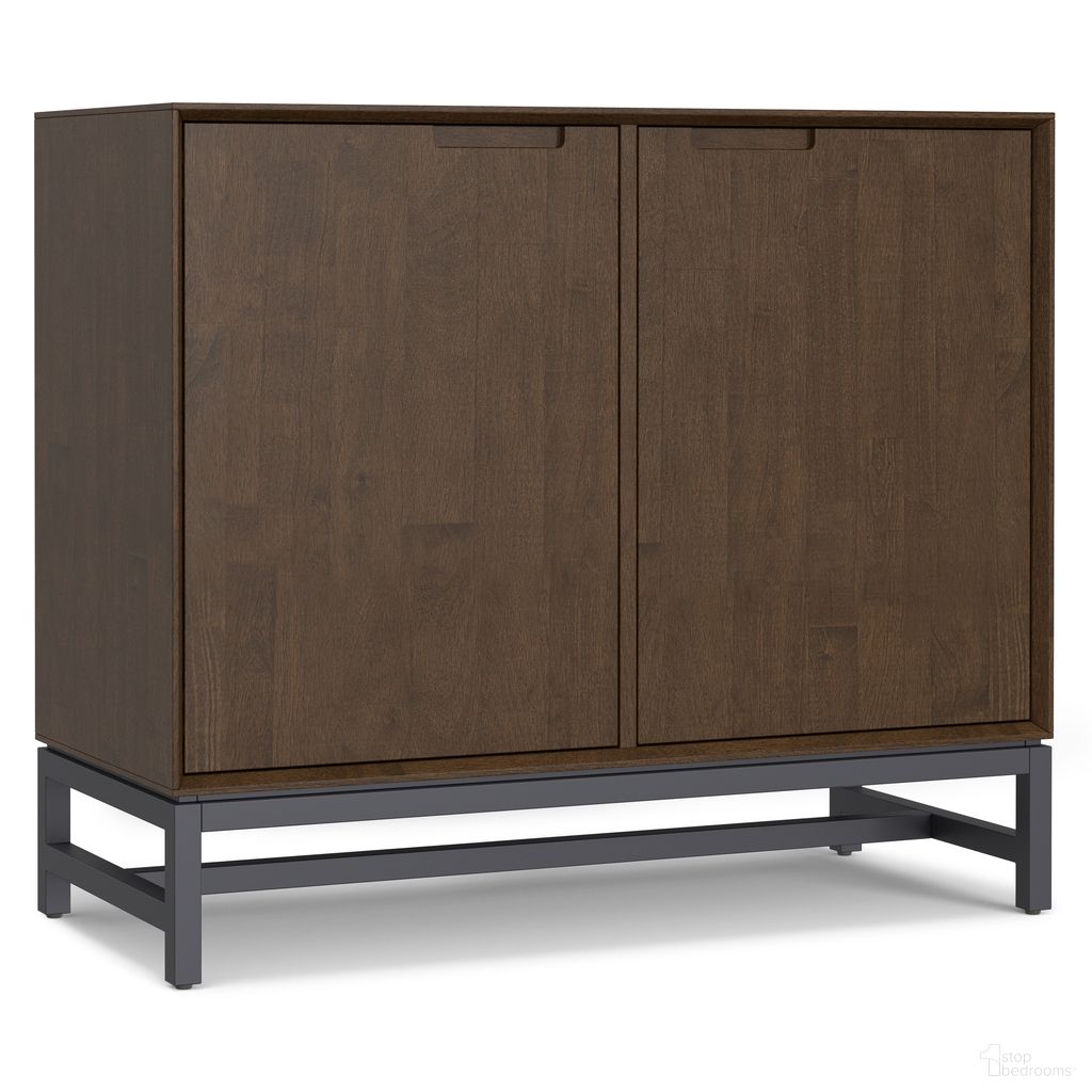 The appearance of Banting Solid Hardwood 2 Door Sideboard Buffet In Walnut Brown designed by Simpli Home in the modern / contemporary interior design. This walnut brown piece of furniture was selected by 1StopBedrooms from Banting Collection to add a touch of cosiness and style into your home. Sku: AXCBAN102D. Material: Rubberwood.
