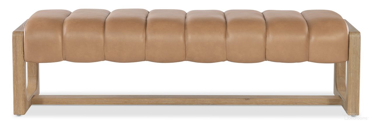 The appearance of Banyon Bay Bench In Brown designed by Hooker in the modern / contemporary interior design. This brown piece of furniture was selected by 1StopBedrooms from Banyon Bay Collection to add a touch of cosiness and style into your home. Sku: 6081-90019-85. Material: Oak.