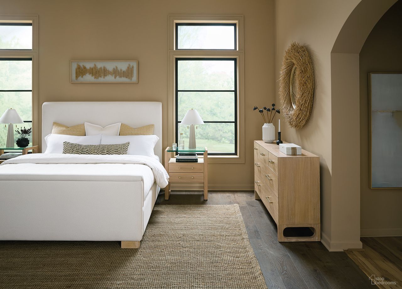 Banyon Bay Upholstered Bedroom Set In Beige