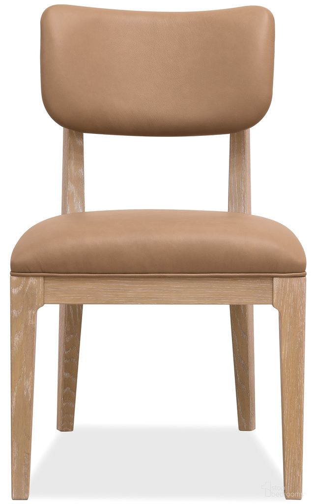 The appearance of Banyon Bay Upholstered Side Chair In Brown designed by Hooker in the modern / contemporary interior design. This brown piece of furniture was selected by 1StopBedrooms from Banyon Bay Collection to add a touch of cosiness and style into your home. Sku: 6081-75410-85. Material: Solid Oak. Chair Type: Side Chair.