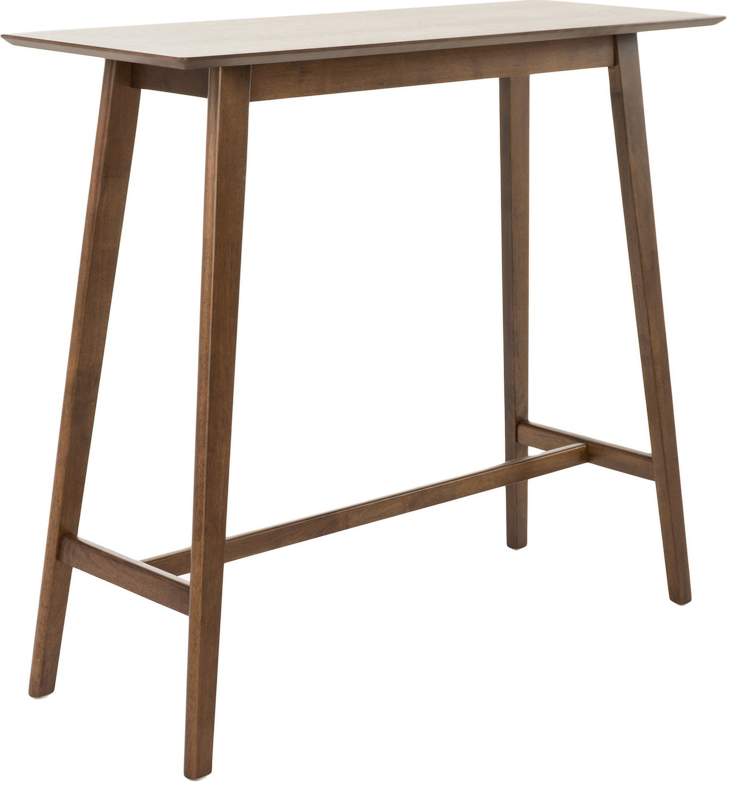 Bar Height Dining Table with Splayed Legs and Elongated Rectangular Top ...