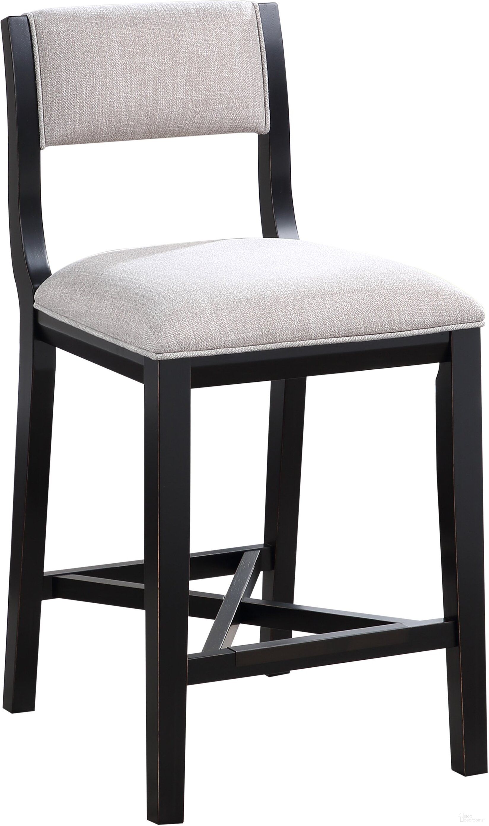 The appearance of Barcelona 26 Inch Stool In Midnight Black designed by American Woodcrafters in the transitional interior design. This midnight black piece of furniture was selected by 1StopBedrooms from Barcelona Collection to add a touch of cosiness and style into your home. Sku: B2-270-26F. Material: Wood.
