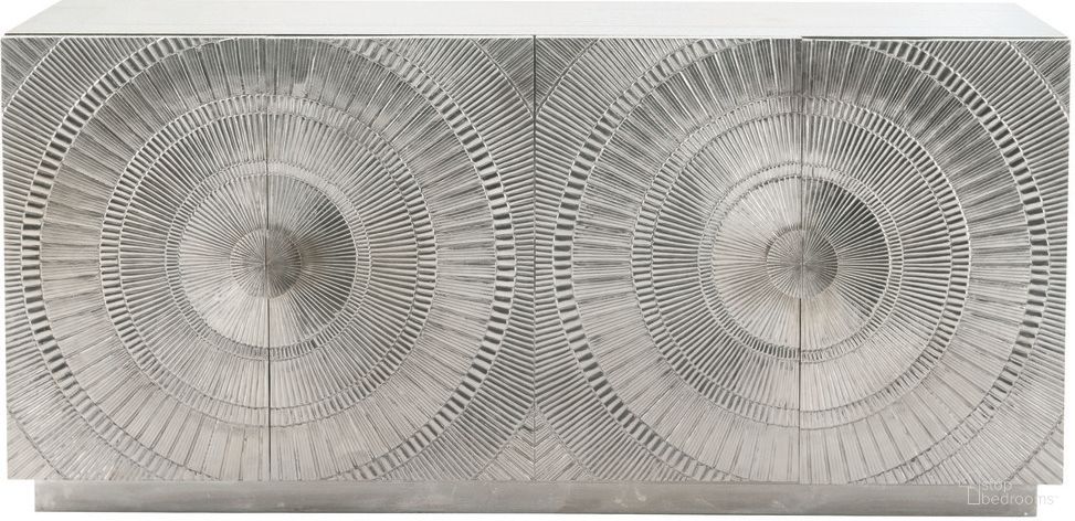 The appearance of Barcelona Credenza designed by Bernhardt in the modern / contemporary interior design. This german silver piece of furniture  was selected by 1StopBedrooms from Barcelona Collection to add a touch of cosiness and style into your home. Sku: 366133. Material: Wood.