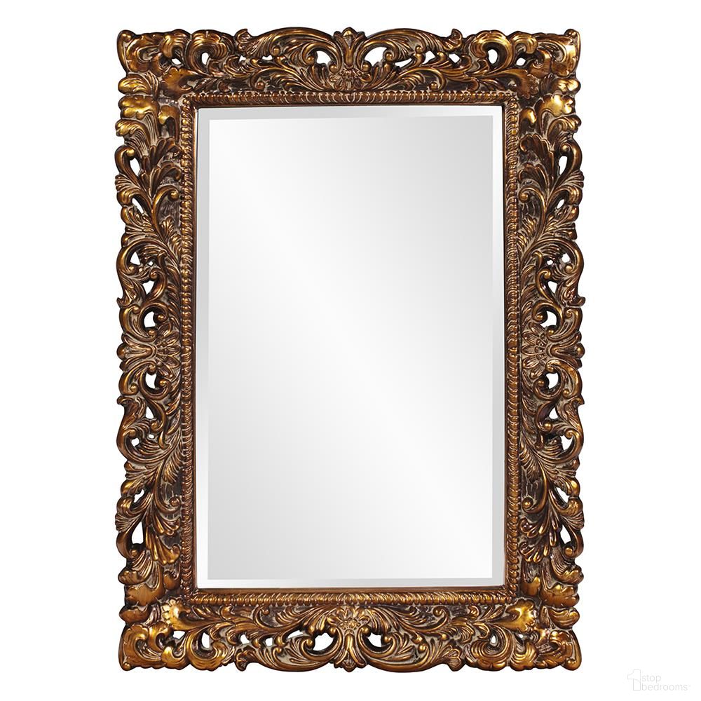 Barcelona Mirror In Antique Gold