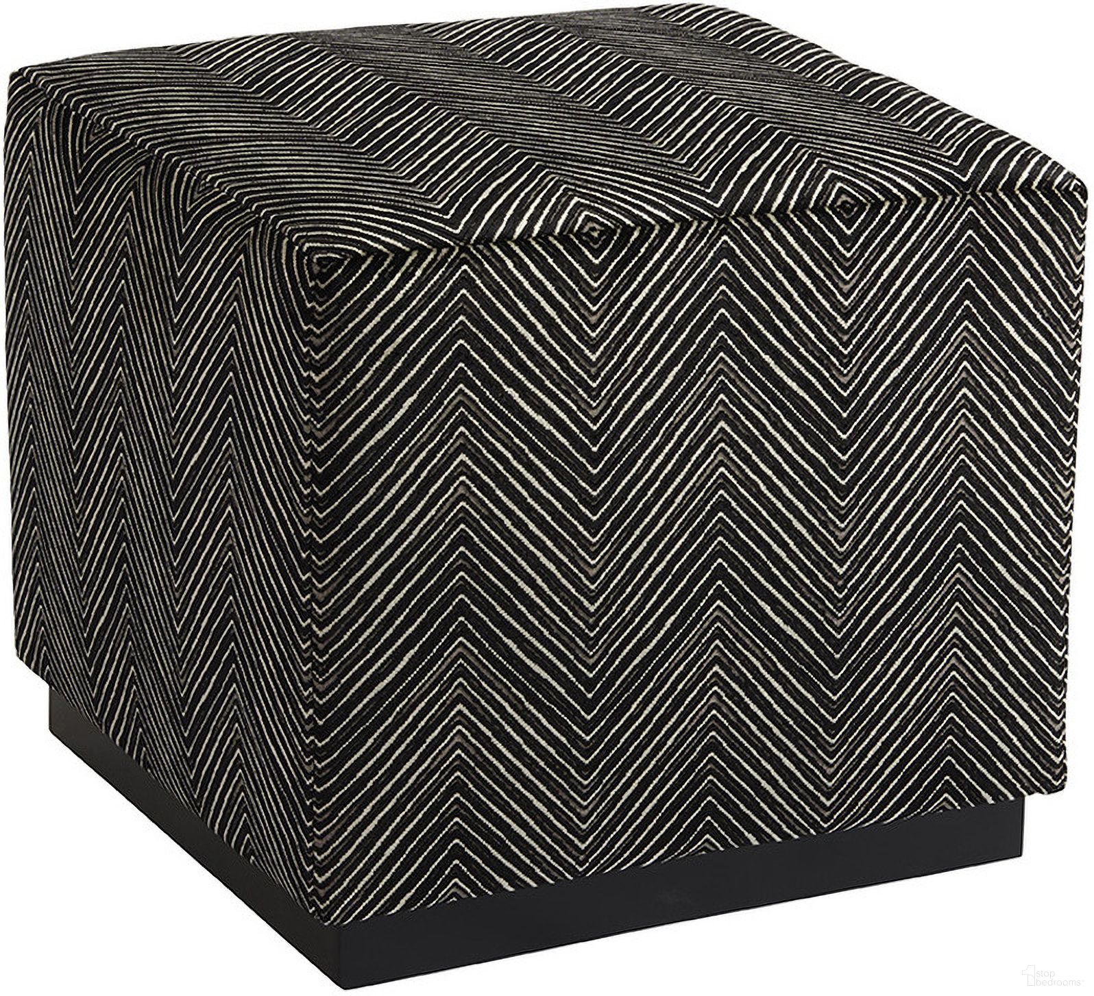 The appearance of Barclay Butera Upholstery Colby Ottoman In Black designed by Barclay Butera in the transitional interior design. This black piece of furniture  was selected by 1StopBedrooms from Barclay Butera Upholstery Collection to add a touch of cosiness and style into your home. Sku: 5454-45-43. Material: Wood.