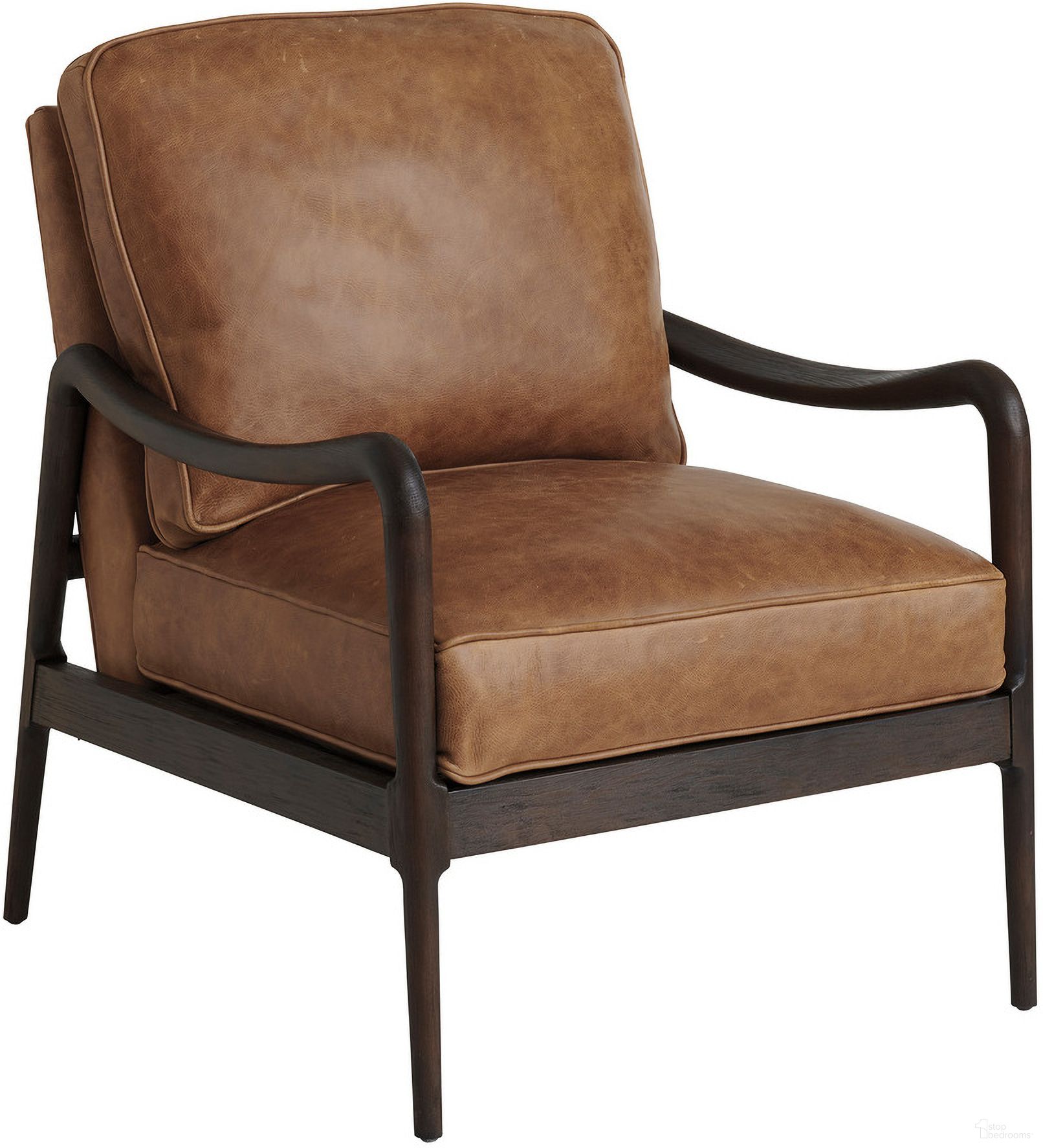 The appearance of Barclay Butera Upholstery Leblanc Leather Chair designed by Barclay Butera in the transitional interior design. This brown piece of furniture was selected by 1StopBedrooms from Barclay Butera Upholstery Collection to add a touch of cosiness and style into your home. Sku: LL5308-11-41. Material: Leather.
