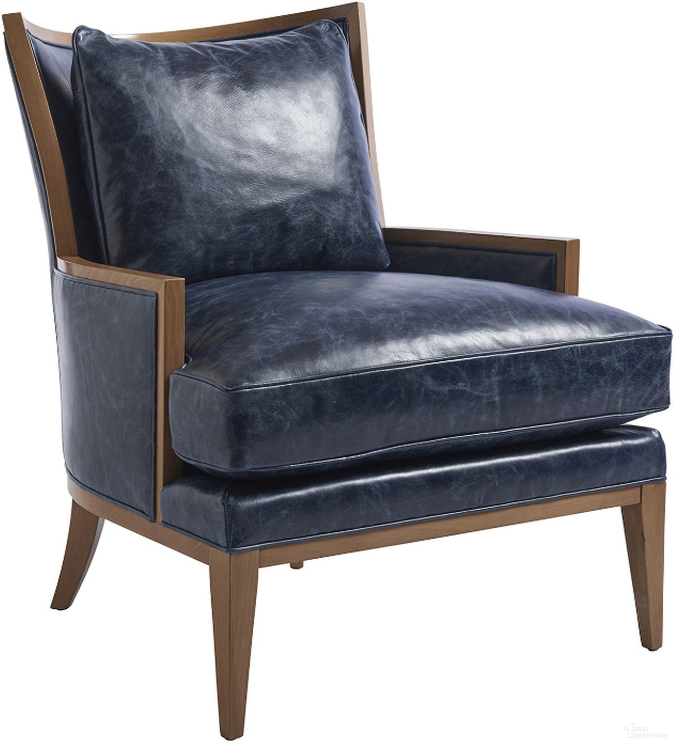The appearance of Barclay Butera Upholstery Atwood Leather Chair designed by Barclay Butera in the transitional interior design. This blue/aqua piece of furniture was selected by 1StopBedrooms from Barclay Butera Upholstery Collection to add a touch of cosiness and style into your home. Sku: LL5340-11-40. Material: Leather.