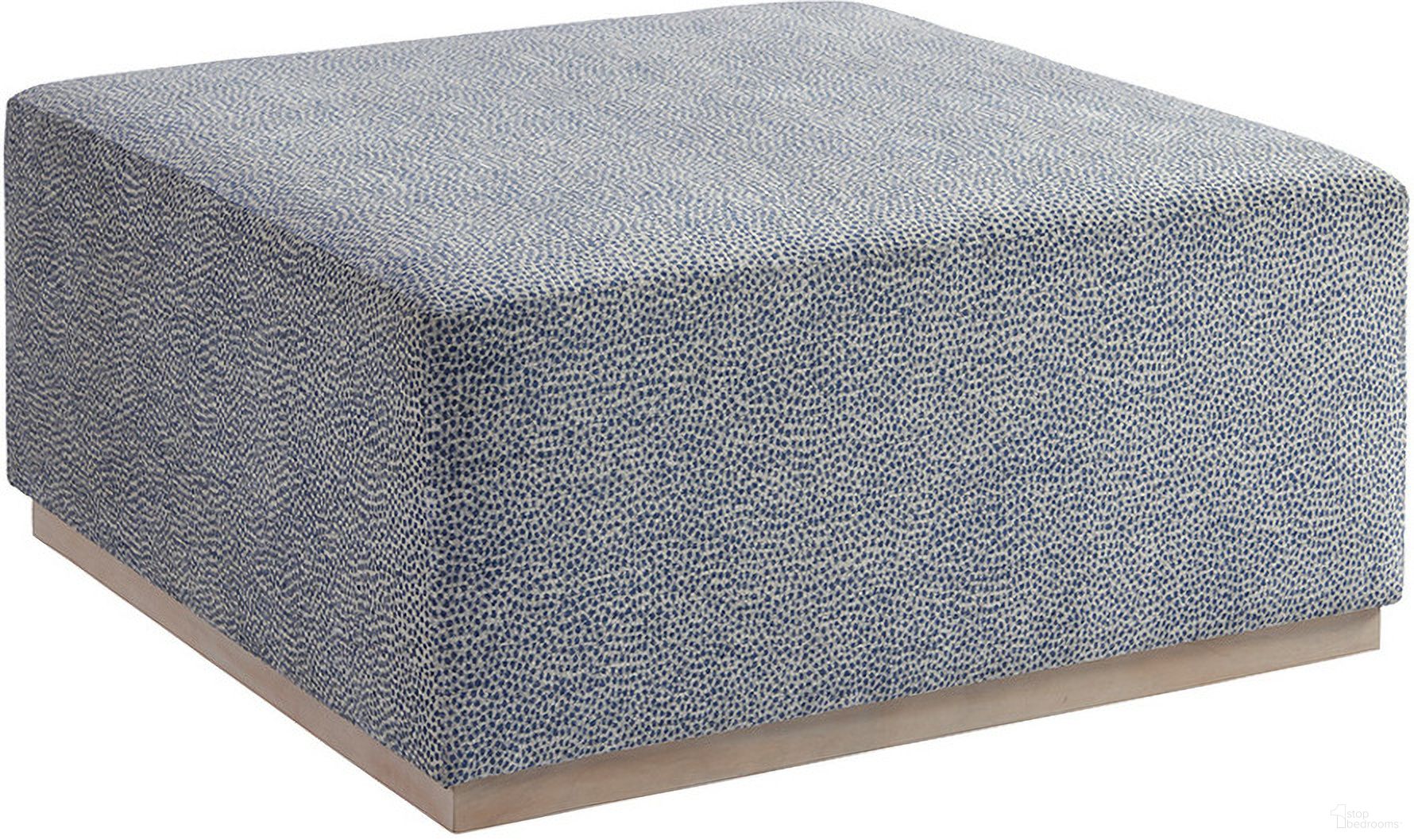 The appearance of Barclay Butera Upholstery Clayton Cocktail Ottoman designed by Barclay Butera in the transitional interior design. This blue/aqua piece of furniture was selected by 1StopBedrooms from Barclay Butera Upholstery Collection to add a touch of cosiness and style into your home. Sku: 5455-46-41. Material: Wood.