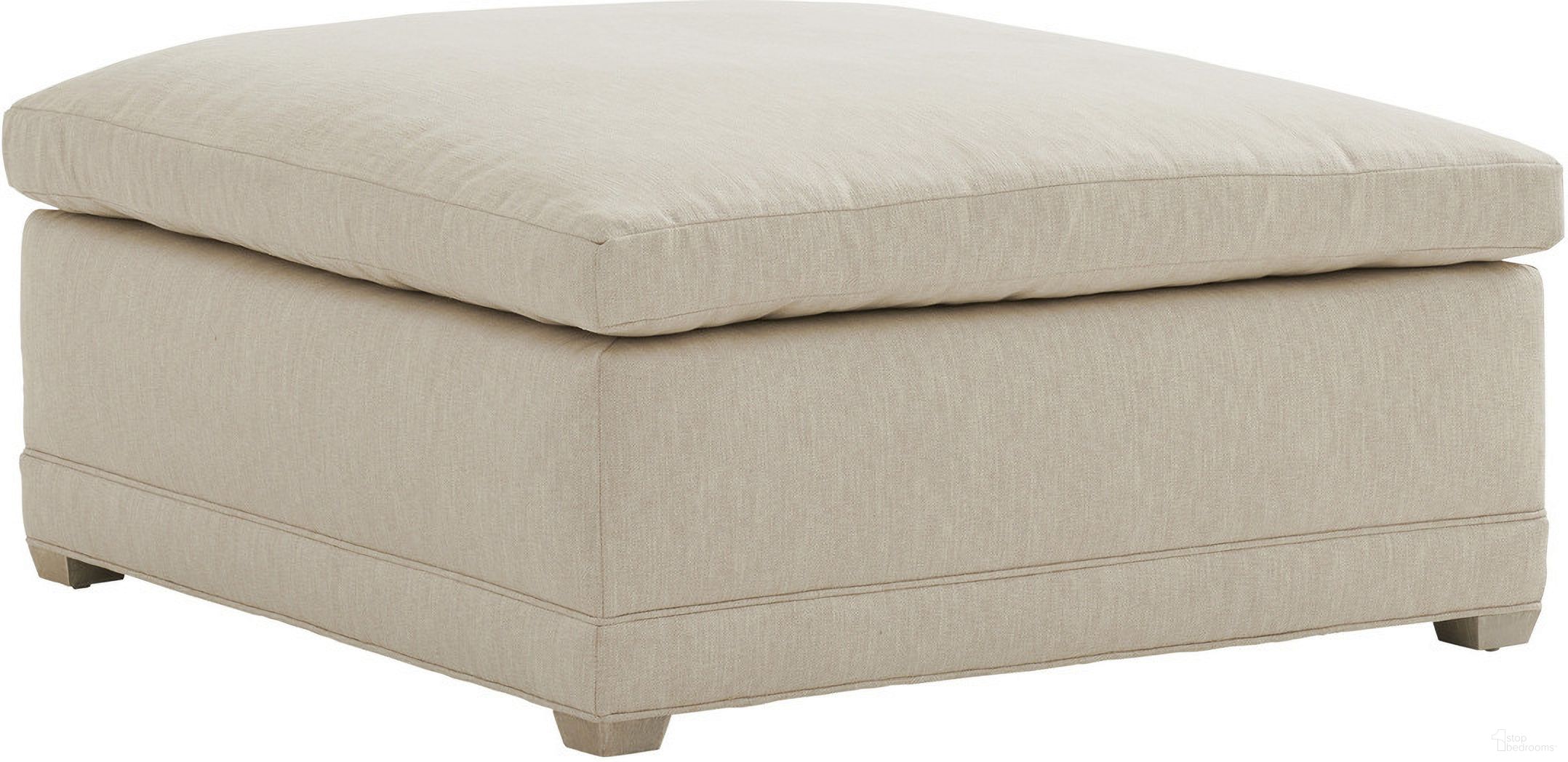 The appearance of Barclay Butera Upholstery Colony Ottoman 01-5129-44-42 designed by Barclay Butera in the transitional interior design. This yellow/gold piece of furniture  was selected by 1StopBedrooms from Barclay Butera Upholstery Collection to add a touch of cosiness and style into your home. Sku: 5129-44-42. Material: Wood.