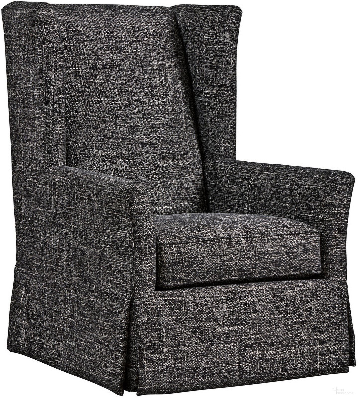 The appearance of Barclay Butera Upholstery El Moro Swivel Chair designed by Barclay Butera in the transitional interior design. This black piece of furniture  was selected by 1StopBedrooms from Barclay Butera Upholstery Collection to add a touch of cosiness and style into your home. Sku: 5535-11SW-40.