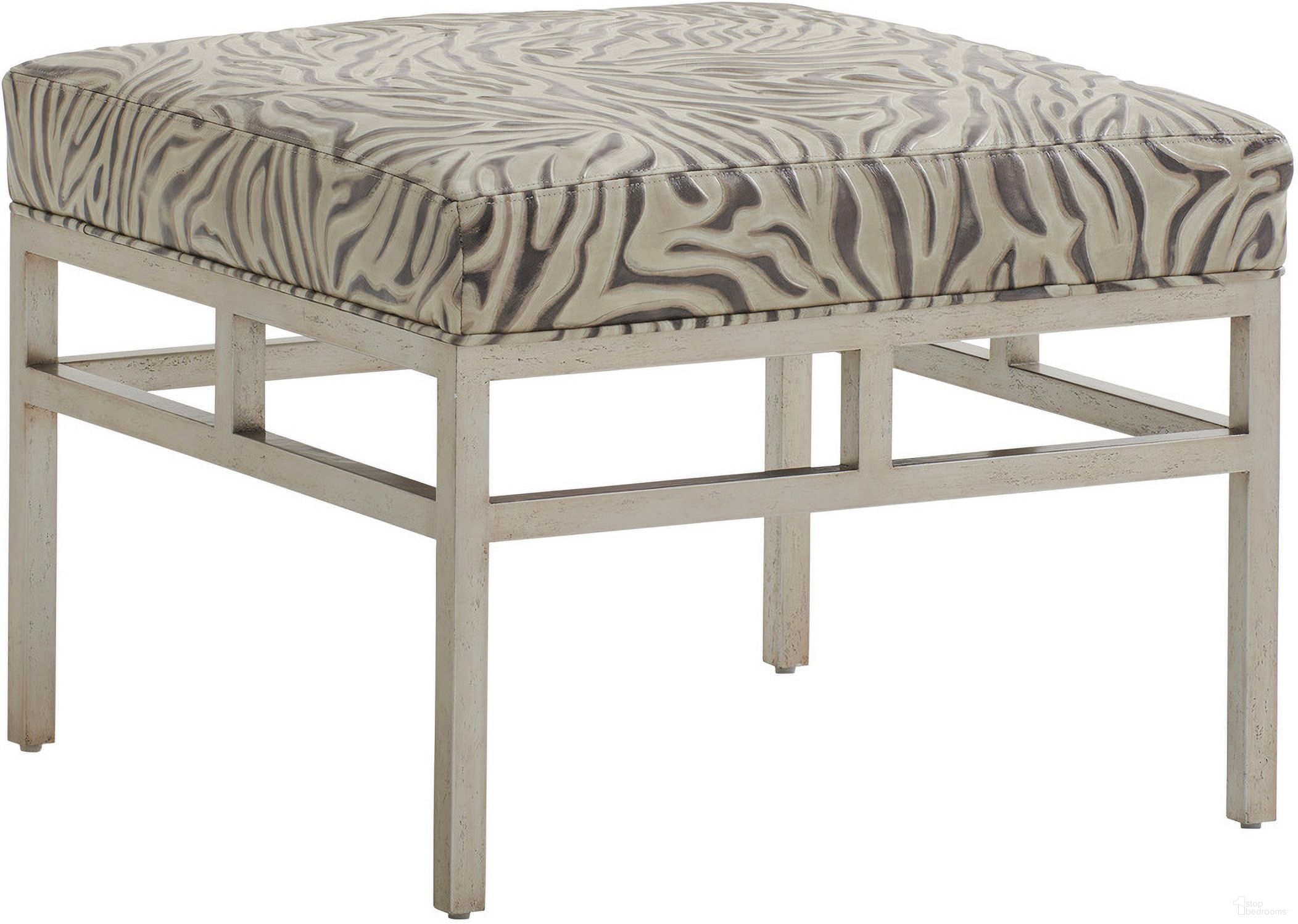 The appearance of Barclay Butera Upholstery Lucca Leather Ottoman designed by Barclay Butera in the transitional interior design. This beige/tan piece of furniture  was selected by 1StopBedrooms from Barclay Butera Upholstery Collection to add a touch of cosiness and style into your home. Sku: LL5460-44-40. Material: Leather.