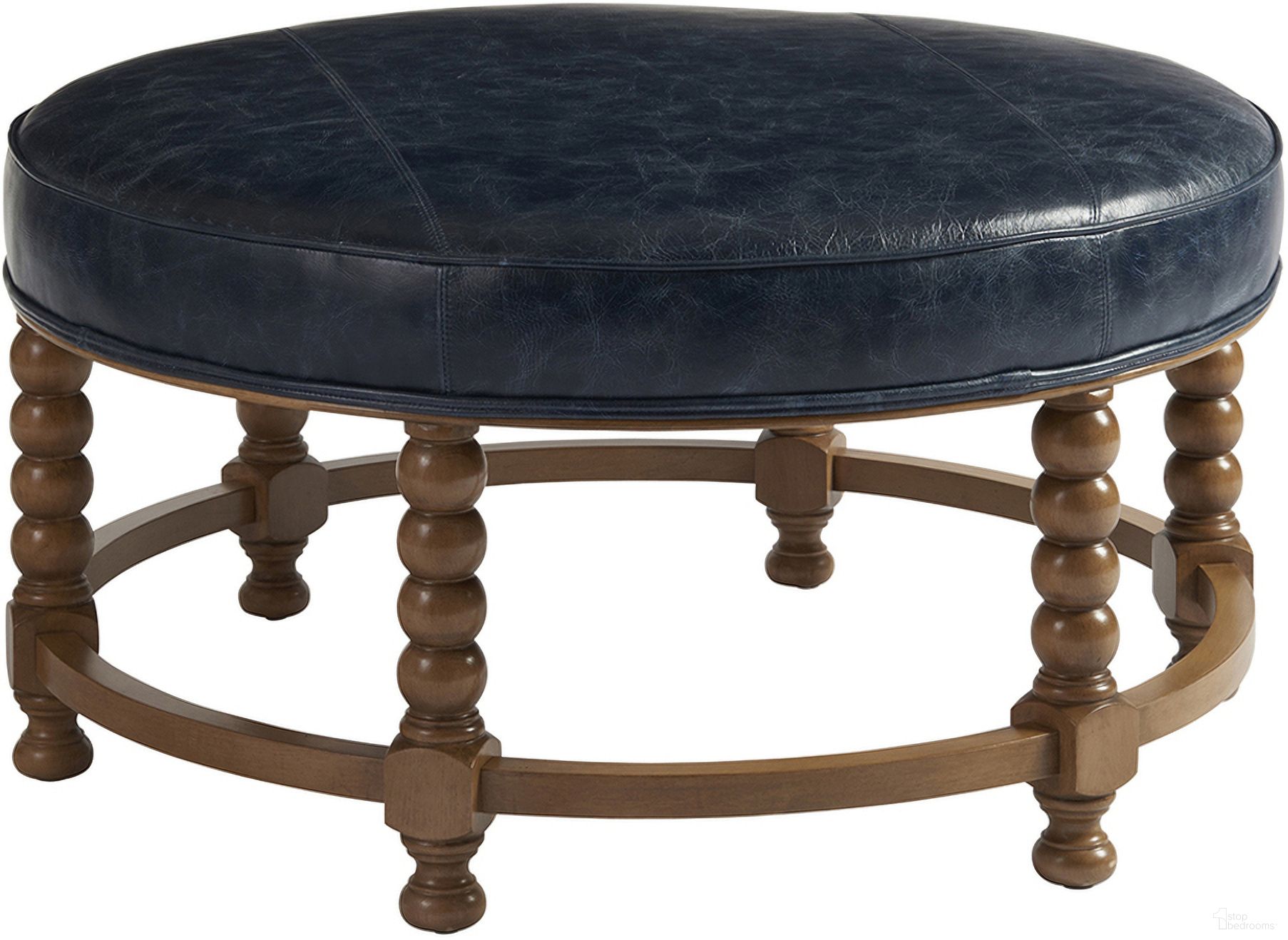 The appearance of Barclay Butera Upholstery Naples Leather Cocktail Ottoman designed by Barclay Butera in the transitional interior design. This blue/aqua piece of furniture was selected by 1StopBedrooms from Barclay Butera Upholstery Collection to add a touch of cosiness and style into your home. Sku: LL5451-46-40. Material: Leather.