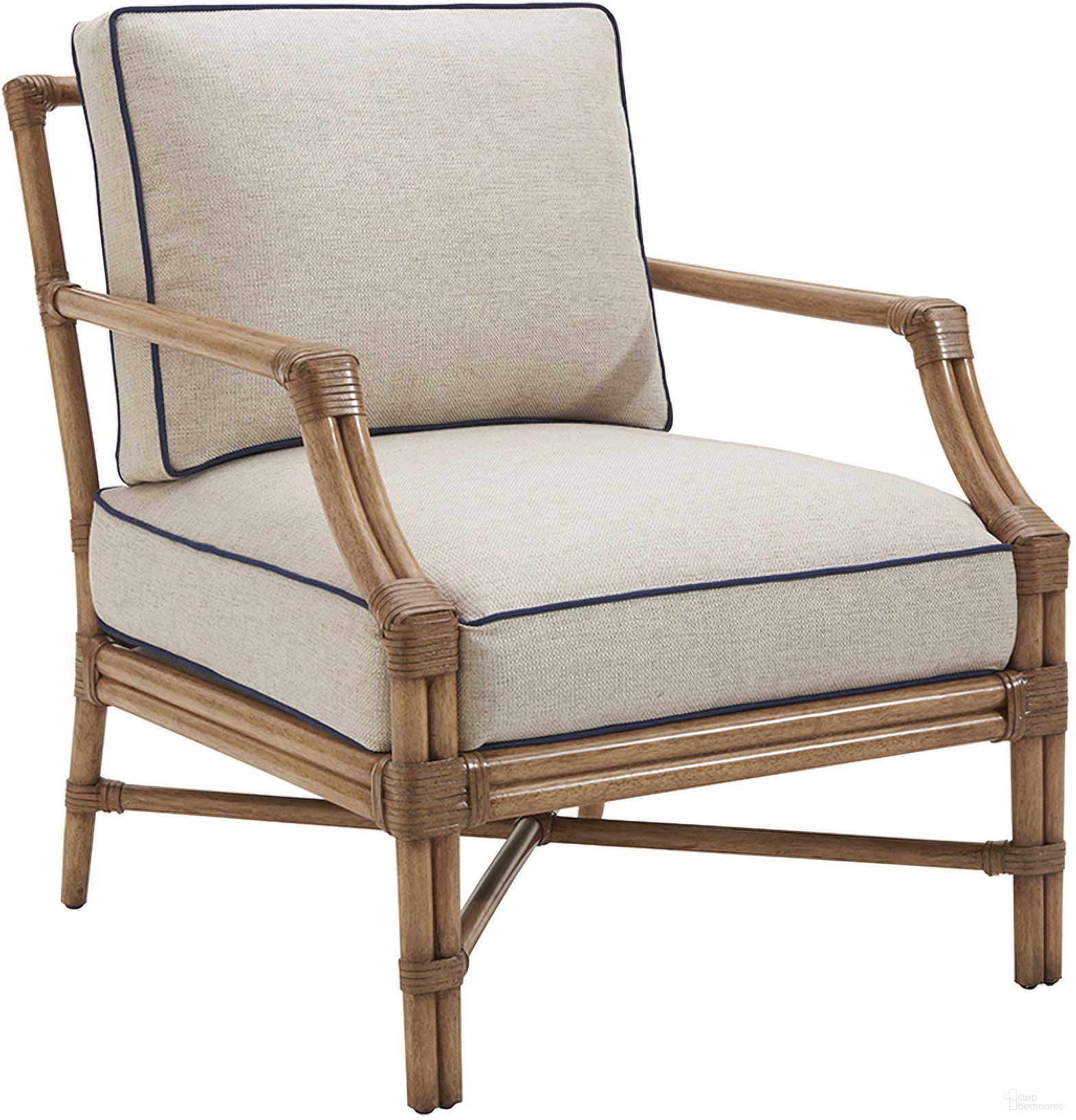 The appearance of Barclay Butera Upholstery Redondo Chair 01-5301-11-40 designed by Barclay Butera in the transitional interior design. This beige/tan piece of furniture  was selected by 1StopBedrooms from Barclay Butera Upholstery Collection to add a touch of cosiness and style into your home. Sku: 5301-11-40. Material: Wood.