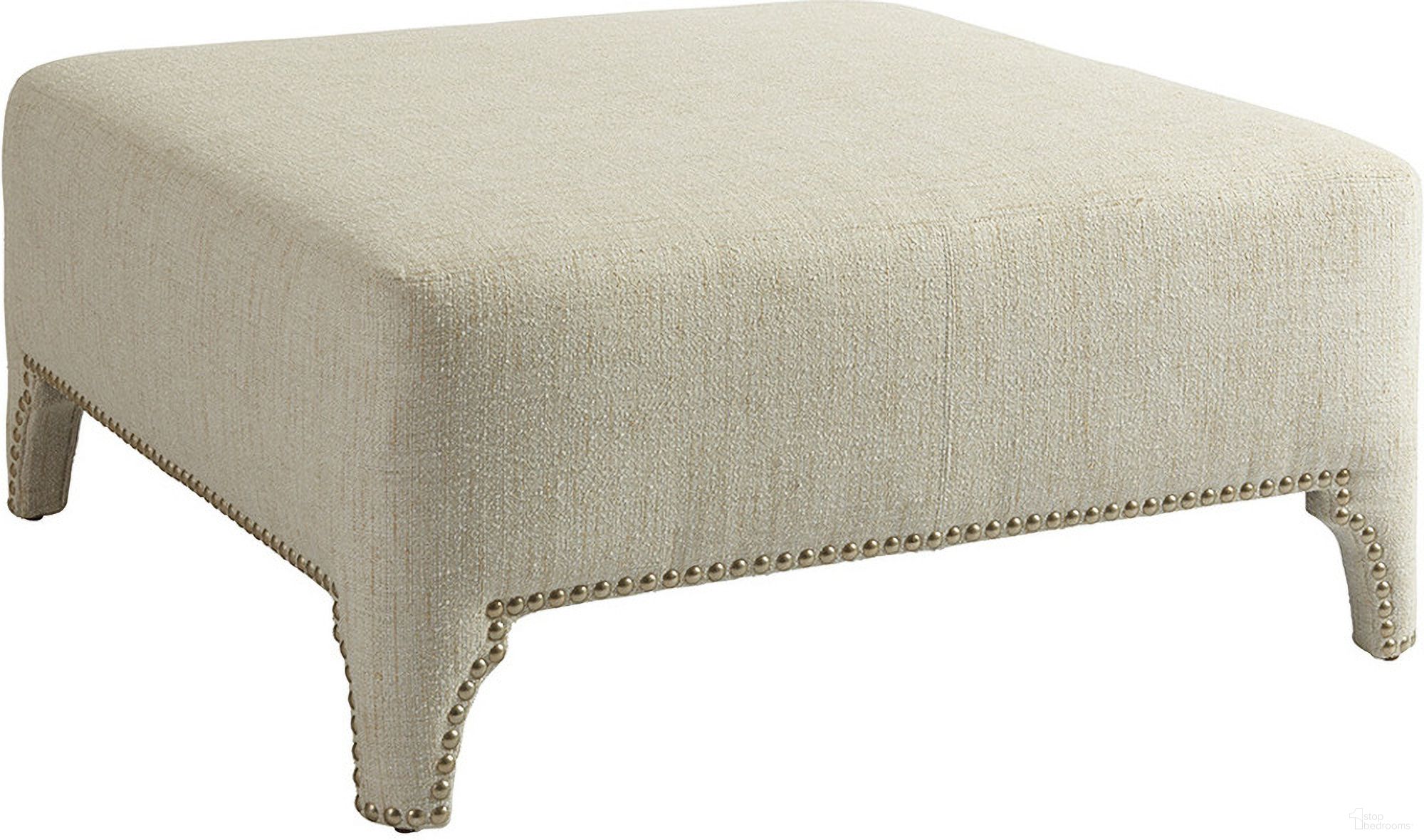 The appearance of Barclay Butera Upholstery Sheffield Cocktail Ottoman designed by Barclay Butera in the transitional interior design. This beige/tan piece of furniture  was selected by 1StopBedrooms from Barclay Butera Upholstery Collection to add a touch of cosiness and style into your home. Sku: 5450-25-40. Material: Wood.