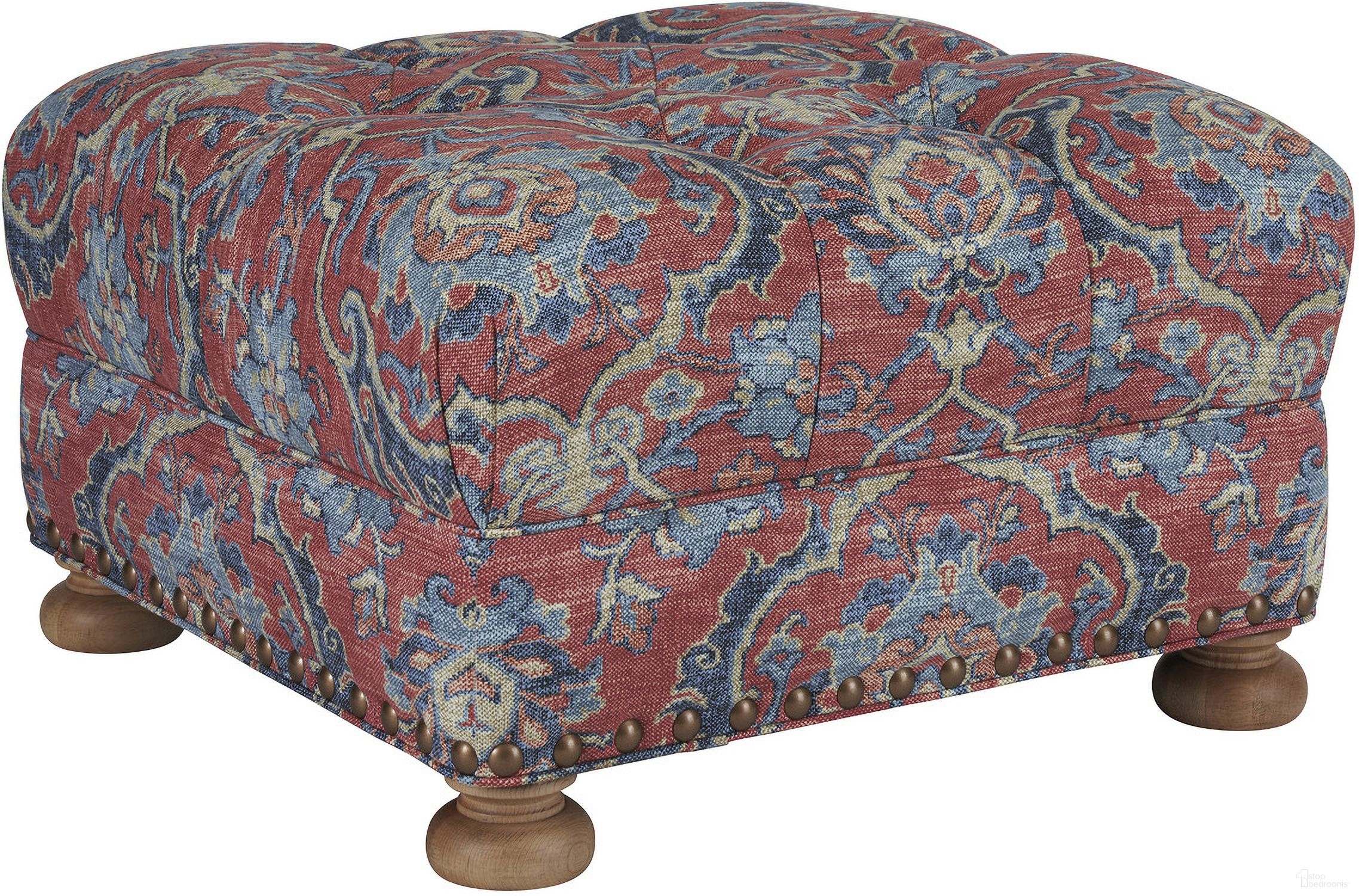 The appearance of Barclay Butera Upholstery Winslow Ottoman In Red designed by Barclay Butera in the modern / contemporary interior design. This red piece of furniture was selected by 1StopBedrooms from Barclay Butera Upholstery Collection to add a touch of cosiness and style into your home. Sku: 5464-44-40. Material: Wood.