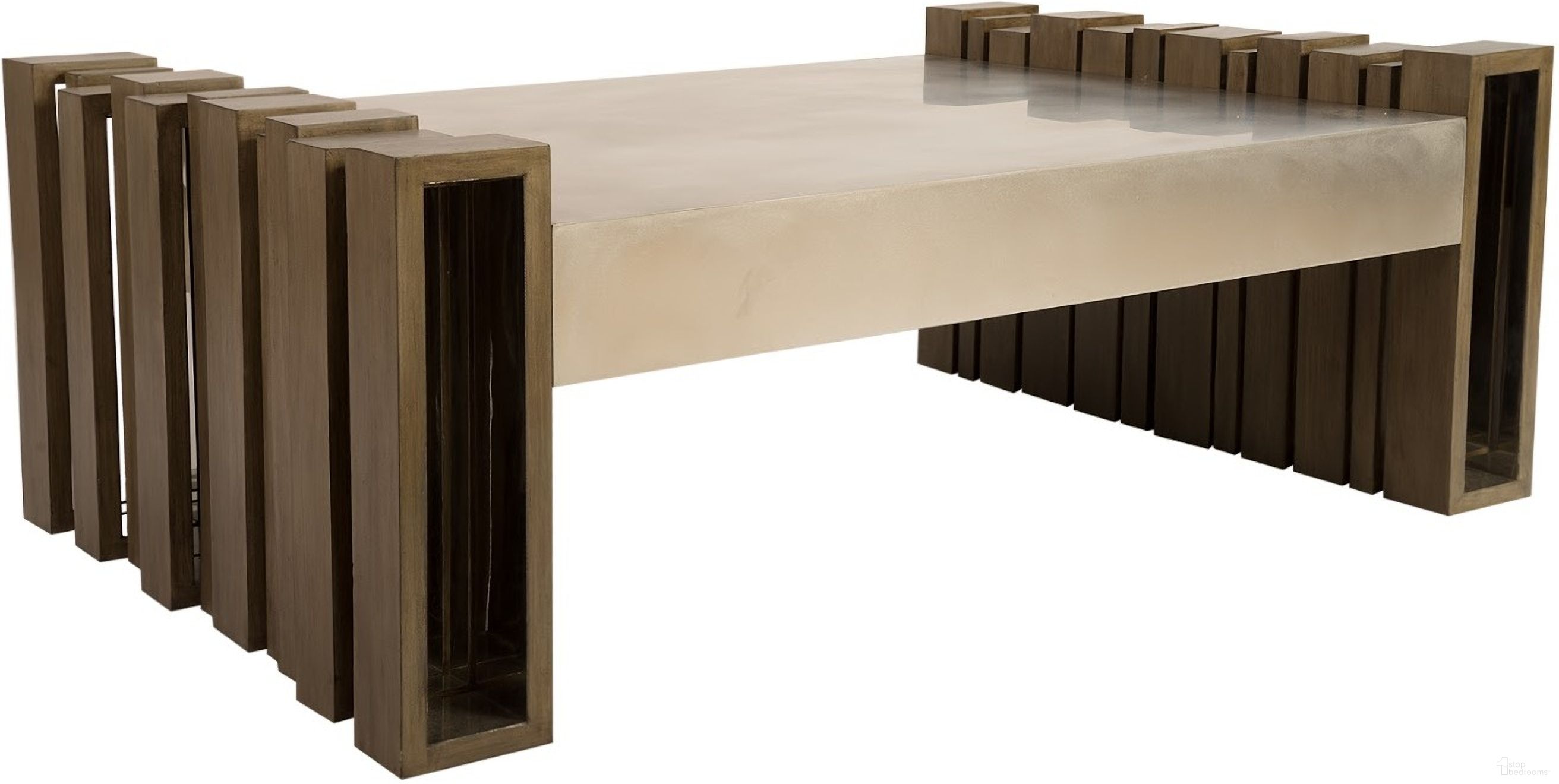 The appearance of Barcode Coffee Table designed by Phillips Collection in the modern / contemporary interior design. This brown piece of furniture  was selected by 1StopBedrooms from Barcode Collection to add a touch of cosiness and style into your home. Sku: PH76981. Material: Wood.