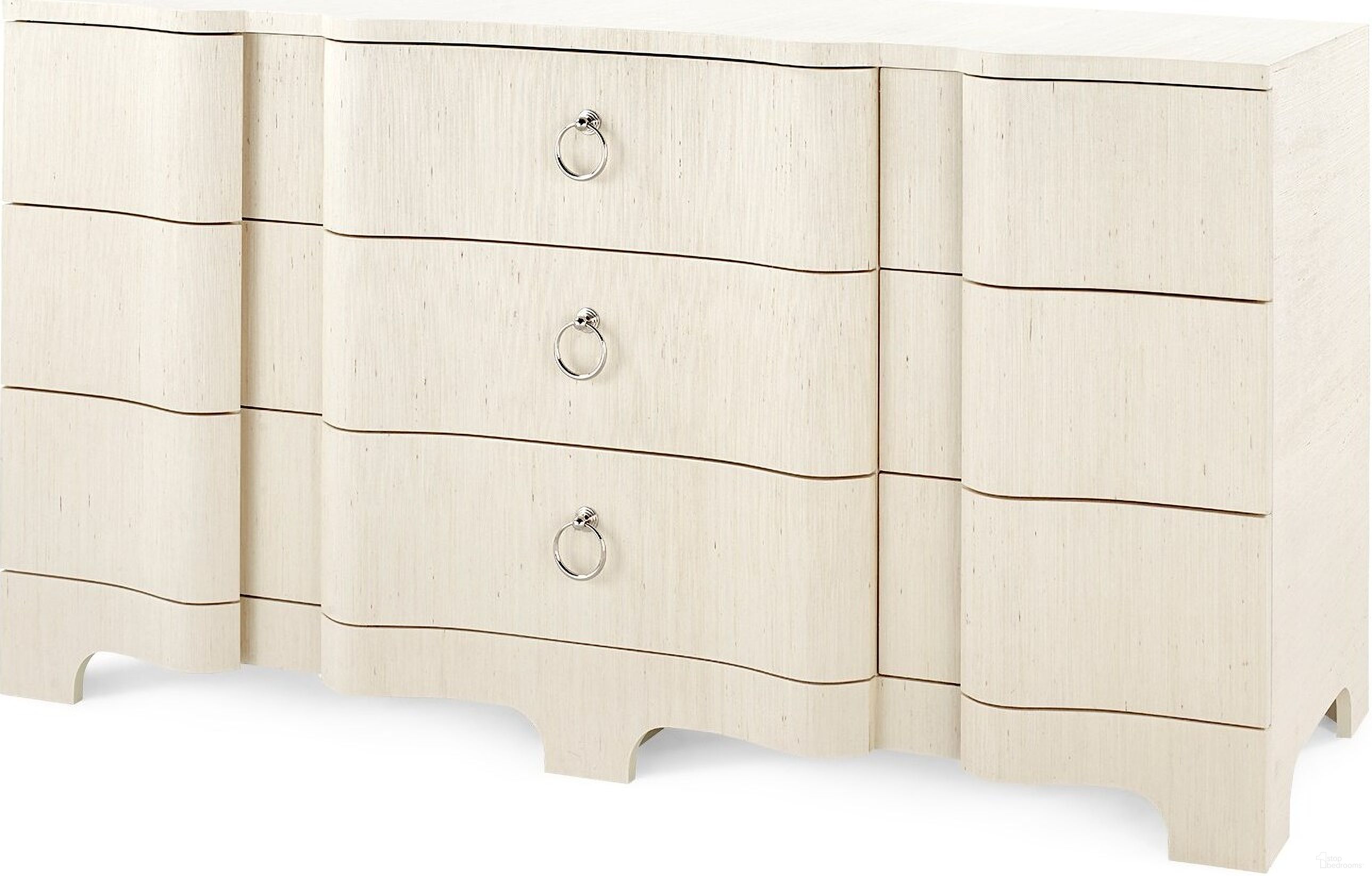 The appearance of Bardot Extra Large 9-Drawer In Canvas Cream designed by Villa & House in the transitional interior design. This cream piece of furniture was selected by 1StopBedrooms from Bardot Collection to add a touch of cosiness and style into your home. Sku: BDT-250-64.