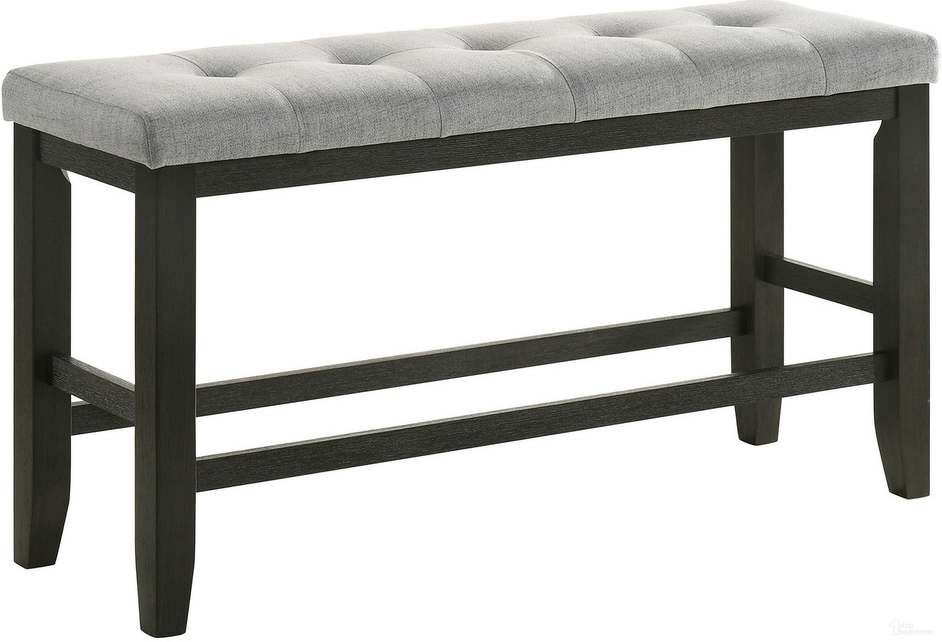 The appearance of Bardstown Counter Bench In Wheat Charcoal designed by Crown Mark in the transitional interior design. This wheat charcoal piece of furniture was selected by 1StopBedrooms from Bardstown Collection to add a touch of cosiness and style into your home. Sku: 2752WC-BENCH. Material: Wood.
