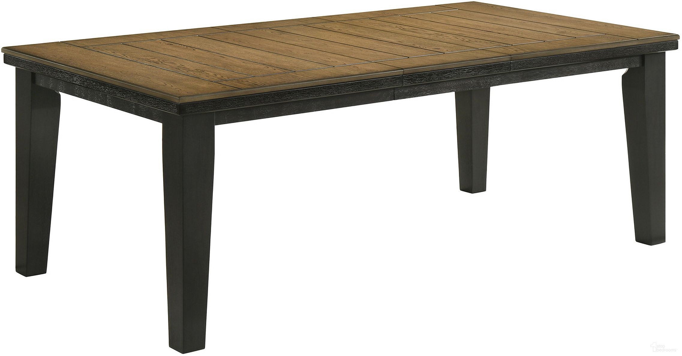 The appearance of Bardstown Dining Table In Wheat Charcoal designed by Crown Mark in the transitional interior design. This wheat charcoal piece of furniture was selected by 1StopBedrooms from Bardstown Collection to add a touch of cosiness and style into your home. Sku: 2152WC-T-4282. Table Base Style: Legs. Material: MDF. Table Top Shape: Rectangular. Size: 42" x 82".