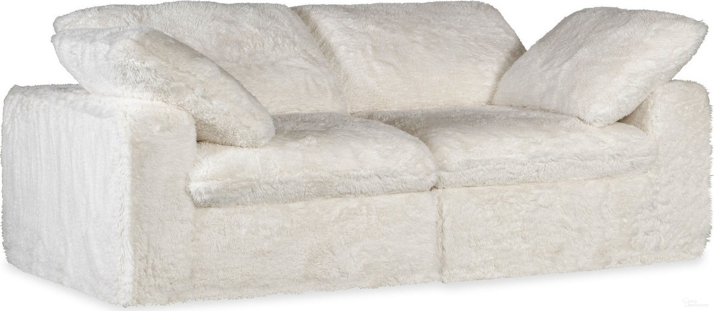 The appearance of Barefoot 2-Seat Sofa In White designed by Hooker in the transitional interior design. This white piece of furniture  was selected by 1StopBedrooms from SS Collection to add a touch of cosiness and style into your home. Sku: SS410-2PC-410. Material: Fabric.
