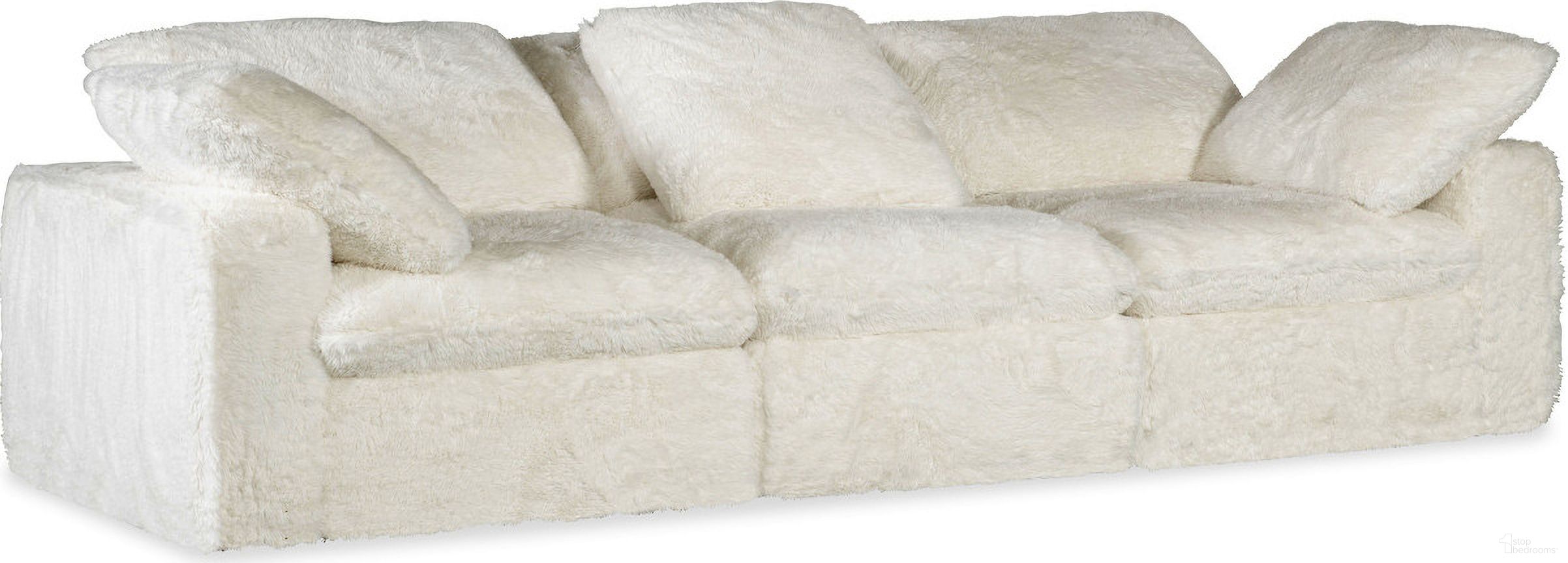 The appearance of Barefoot 3-Seat Sofa In White designed by Hooker in the transitional interior design. This white piece of furniture  was selected by 1StopBedrooms from SS Collection to add a touch of cosiness and style into your home. Sku: SS410-3PC-410. Material: Fabric.