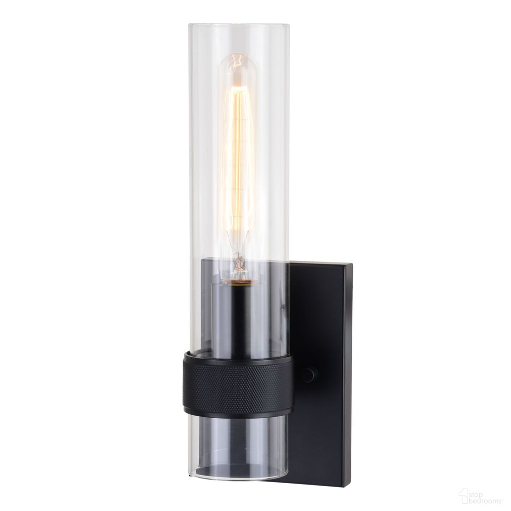 The appearance of Bari 13 InchH Wall Light In Matte Black designed by Vaxcel in the modern / contemporary interior design. This matte black piece of furniture was selected by 1StopBedrooms from Bari Collection to add a touch of cosiness and style into your home. Sku: W0428. Material: Steel.
