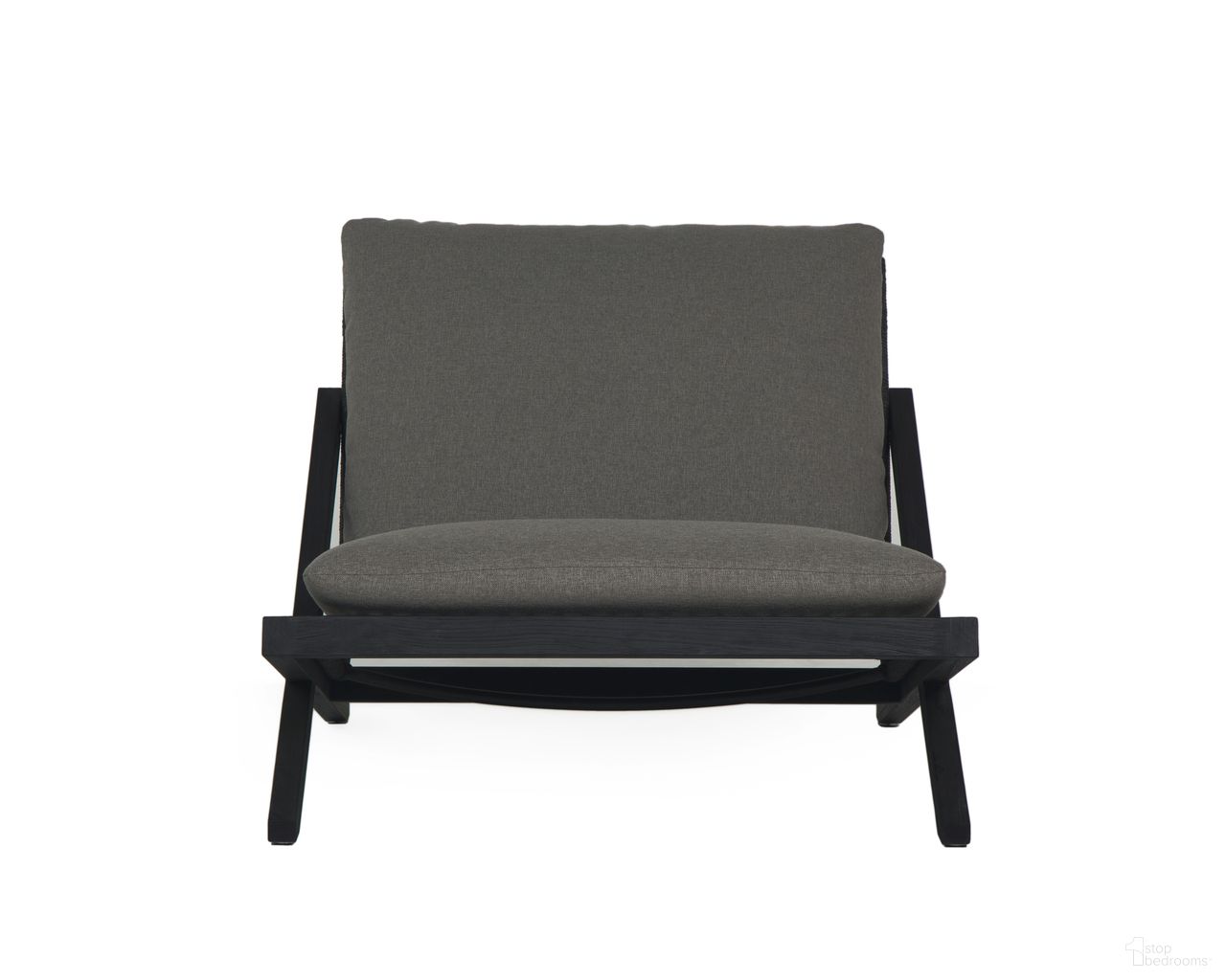 Bari Lounge Chair In Charcoal and Gracebay Grey