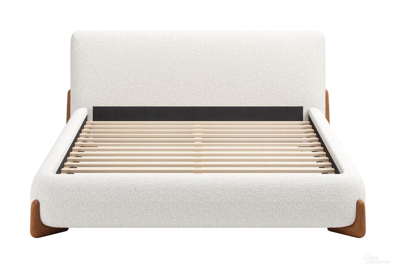 The appearance of Baris Queen Bed In Ivory designed by Zuo Modern in the modern / contemporary interior design. This ivory piece of furniture was selected by 1StopBedrooms from Baris Collection to add a touch of cosiness and style into your home. Sku: 110663. Material: Polyester. Bed Size: Queen.