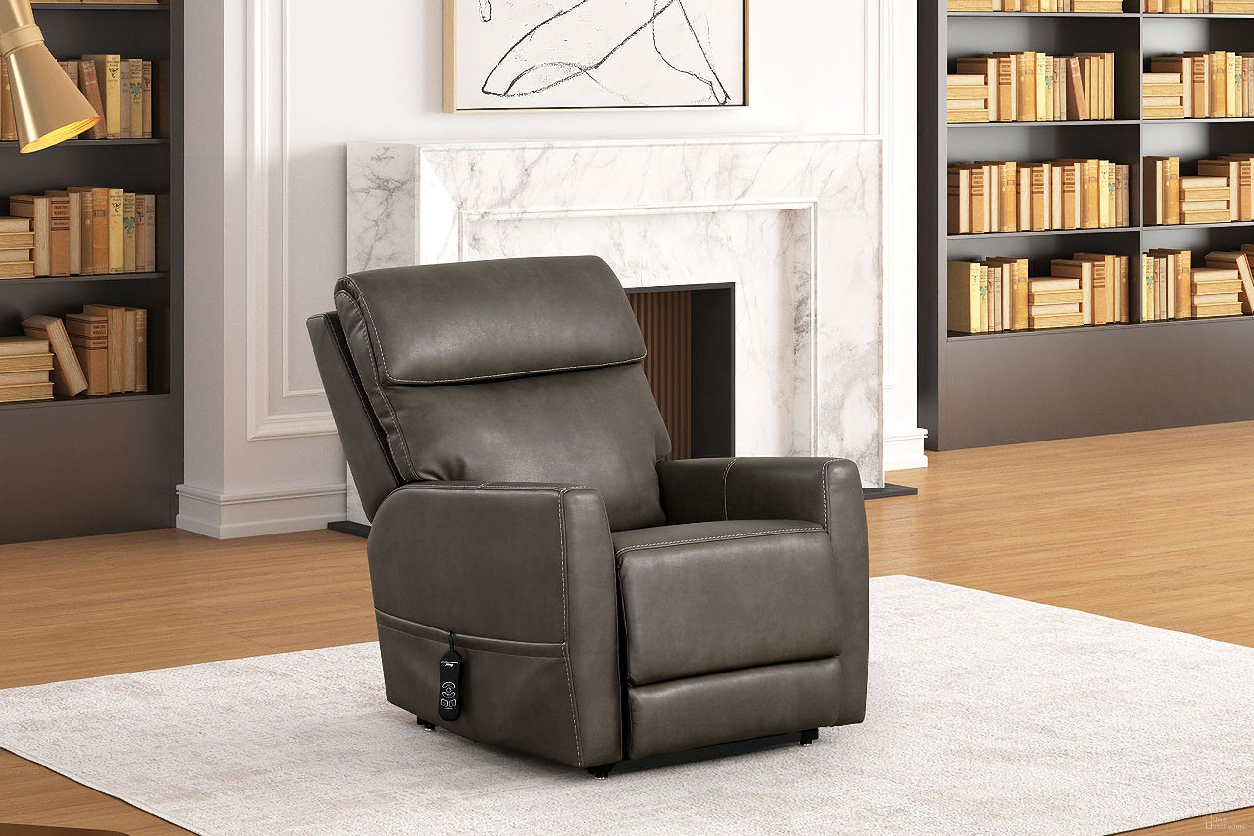 The appearance of Barnabas Lift Chair In Gray designed by Furniture of America in the modern / contemporary interior design. This gray piece of furniture was selected by 1StopBedrooms from Barnabas Collection to add a touch of cosiness and style into your home. Sku: FM68003GY-LC. Material: Leather.