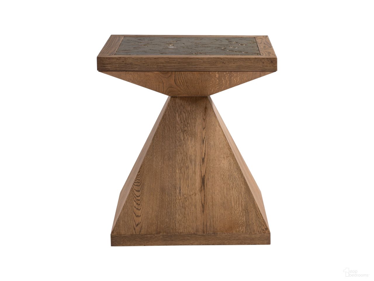 The appearance of Barnaby Square End Table In Brown designed by Artistica Home in the transitional interior design. This brown piece of furniture was selected by 1StopBedrooms from Barnaby Collection to add a touch of cosiness and style into your home. Sku: 2380-957. Material: Wood.
