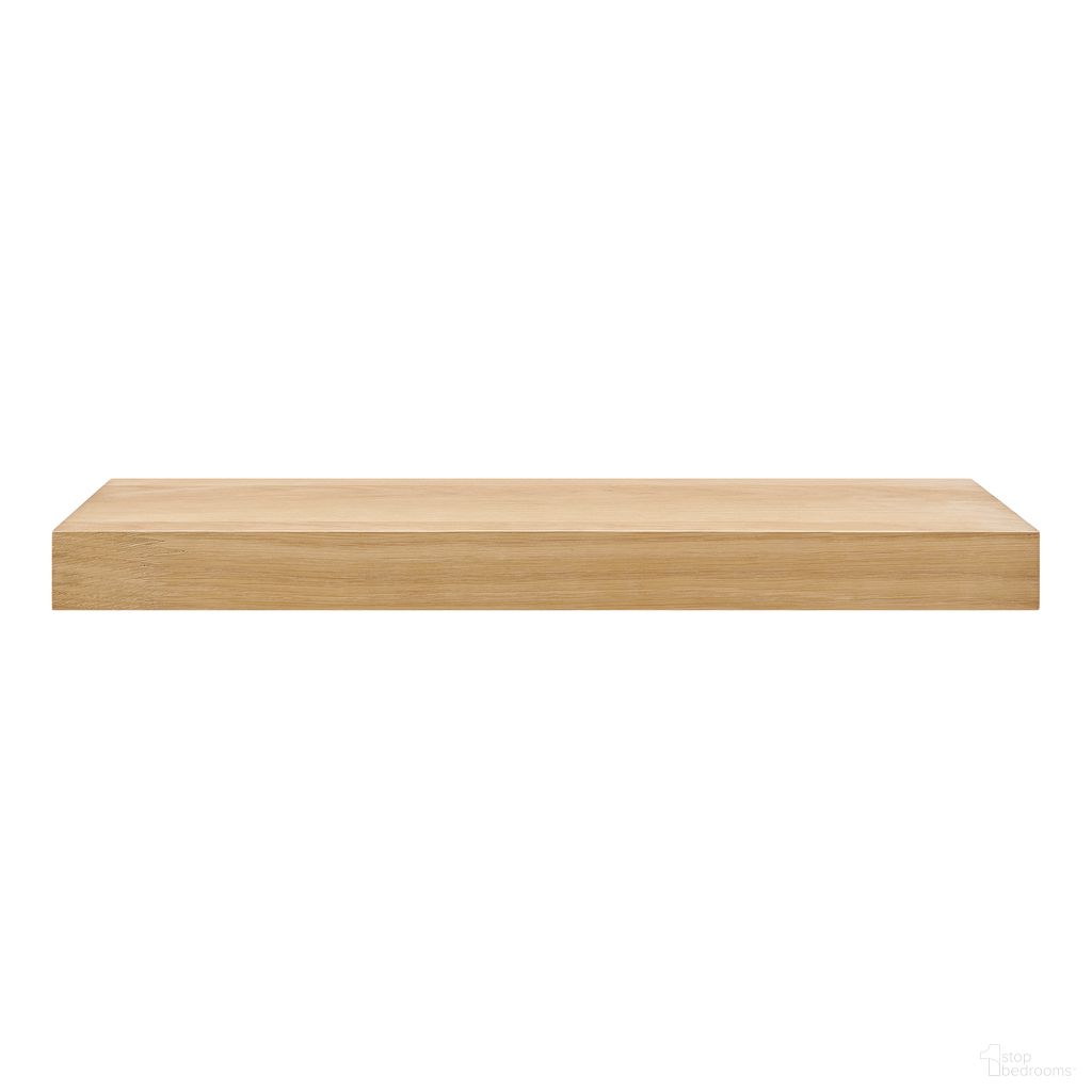 The appearance of Barney 24 Inch Floating Shelf In Oak designed by Euro Style in the modern / contemporary interior design. This oak piece of furniture  was selected by 1StopBedrooms from Barney Collection to add a touch of cosiness and style into your home. Sku: 09740-OAK. Material: MDF.