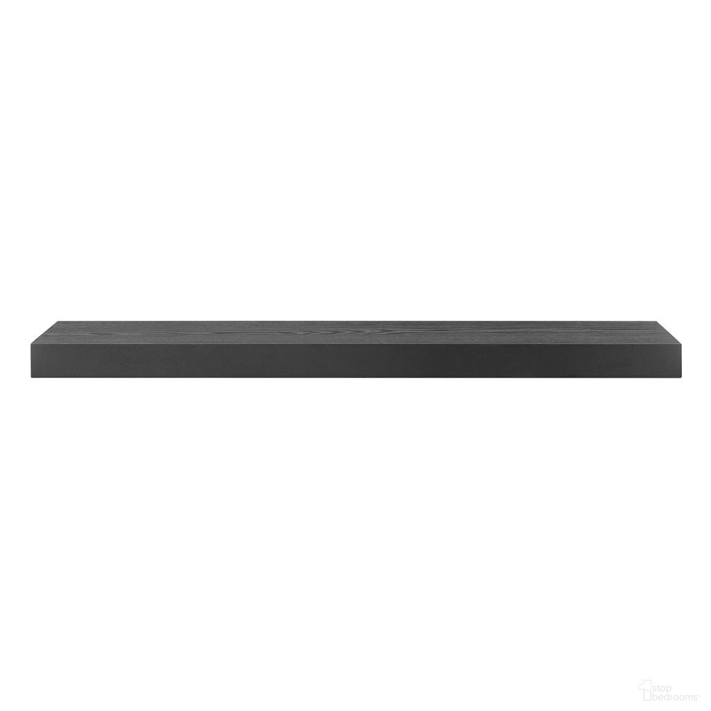 The appearance of Barney 36 Inch Floating Shelf In Matte Black designed by Euro Style in the modern / contemporary interior design. This matte black piece of furniture was selected by 1StopBedrooms from Barney Collection to add a touch of cosiness and style into your home. Sku: 09742-MTBLK. Material: MDF.