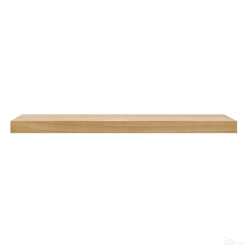 The appearance of Barney 36 Inch Floating Shelf In Oak designed by Euro Style in the modern / contemporary interior design. This oak piece of furniture was selected by 1StopBedrooms from Barney Collection to add a touch of cosiness and style into your home. Sku: 09742-OAK. Material: MDF.