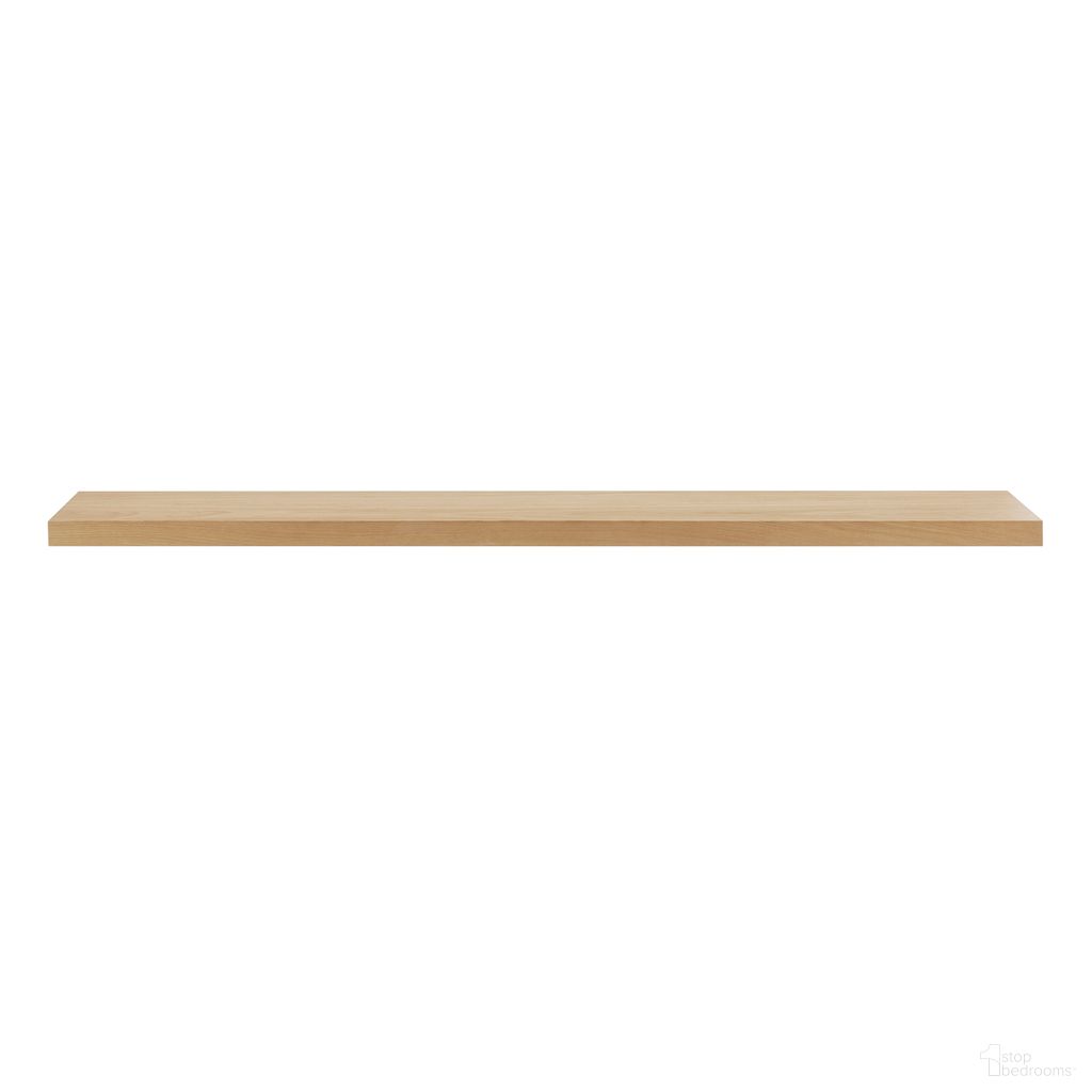 Barney 75 Inch Floating Shelf In Oak