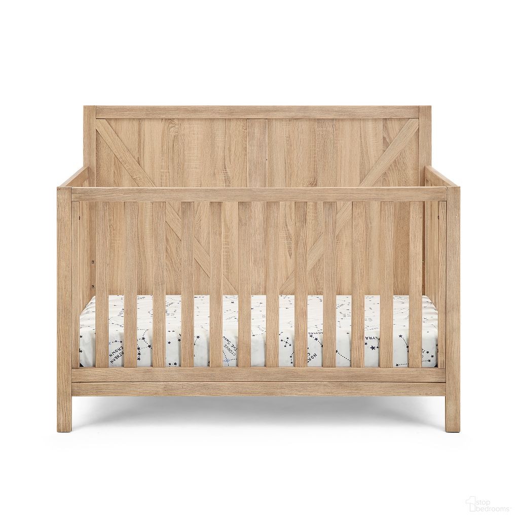 Barnside 4 In 1 Convertible Crib In Beached Oak