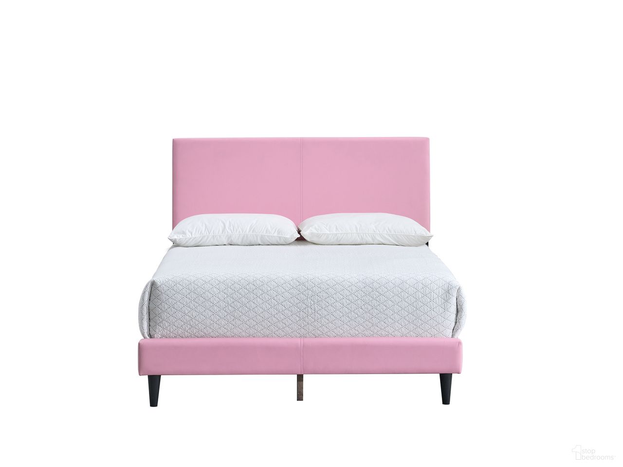 The appearance of Baron Full Platform Bed In Pink designed by Glory in the modern / contemporary interior design. This pink piece of furniture was selected by 1StopBedrooms from Baron Collection to add a touch of cosiness and style into your home. Sku: G00706-FB-UP. Bed Type: Platform Bed. Material: Faux Leather. Bed Size: Full.