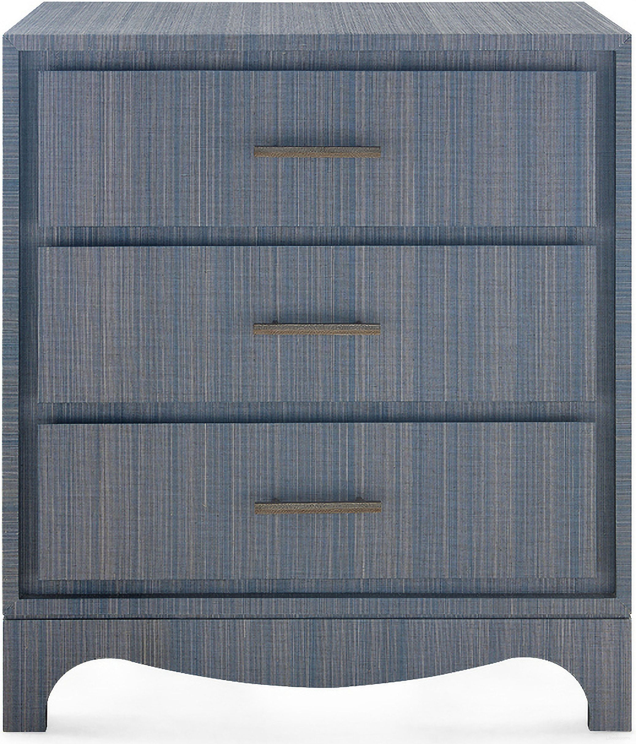 The appearance of Barrett 3-Drawer Side Table In Denim Mist designed by Villa & House in the modern / contemporary interior design. This denim mist piece of furniture was selected by 1StopBedrooms from Barrett Collection to add a touch of cosiness and style into your home. Sku: BAR-130-6328-894. Material: Wood.