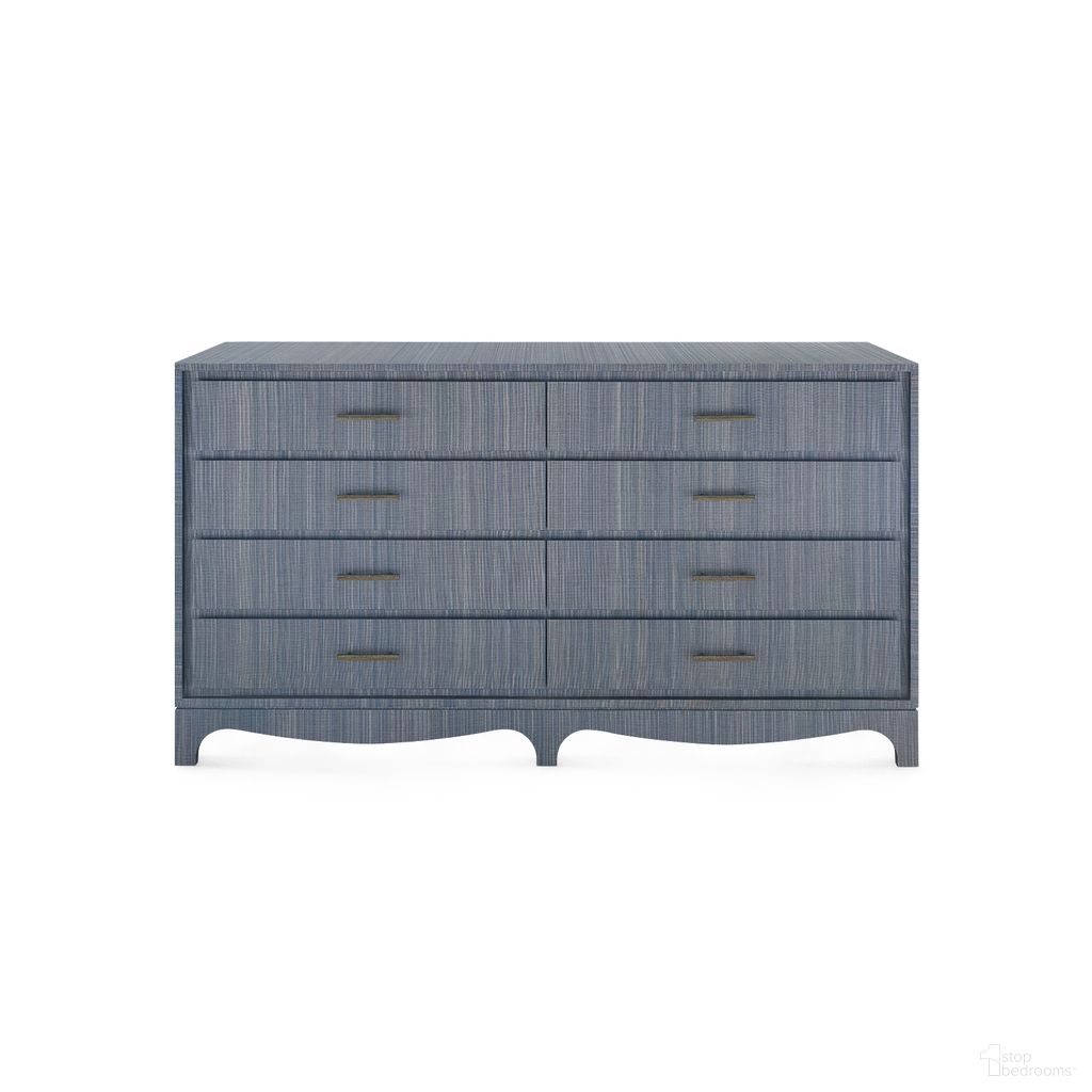 Barrett Extra Large 8-Drawer Dresser In Denim Mist