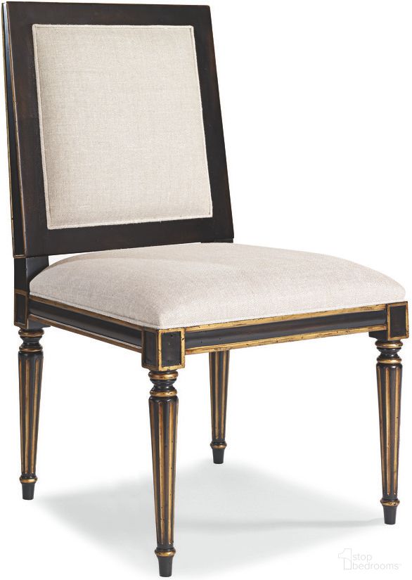 The appearance of Barrington Side Chair In Black designed by Century Furniture in the modern / contemporary interior design. This black piece of furniture was selected by 1StopBedrooms from Monarch Collection to add a touch of cosiness and style into your home. Sku: MN5364S. Material: Acacia Wood. Chair Type: Side Chair.