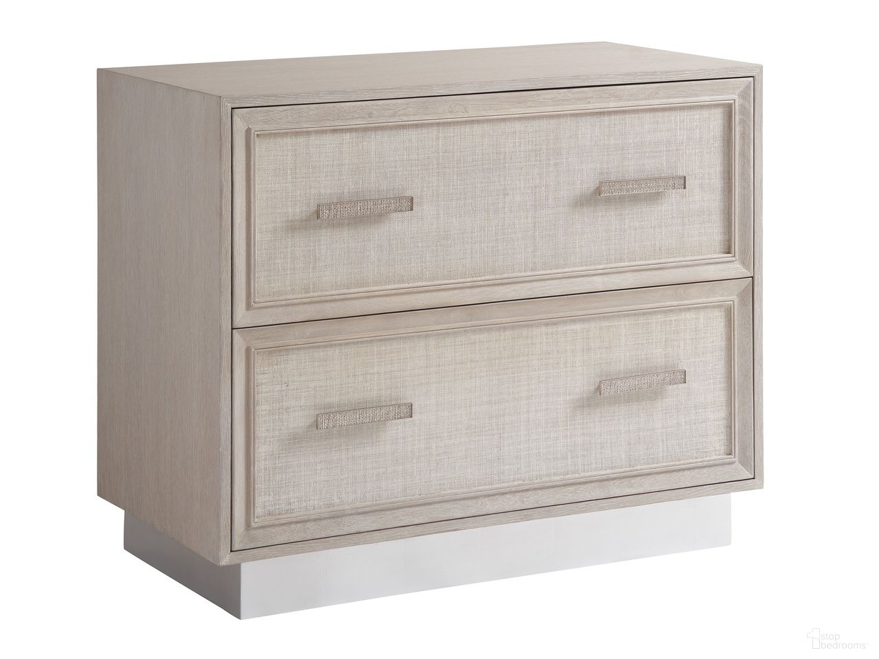 The appearance of Barrington Wheaton File Chest In Gray designed by Sligh in the transitional interior design. This gray piece of furniture  was selected by 1StopBedrooms from Barrington Collection to add a touch of cosiness and style into your home. Sku: 324-450. Material: Raffia.