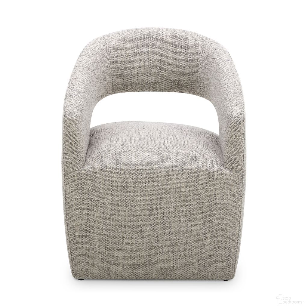 The appearance of Barrow Rolling Dining Chair In Grey Storm designed by Moes Home in the modern / contemporary interior design. This grey piece of furniture was selected by 1StopBedrooms from Barrow Collection to add a touch of cosiness and style into your home. Sku: KQ-1024-39-USA. Material: Polyester. Chair Type: Arm Chair.