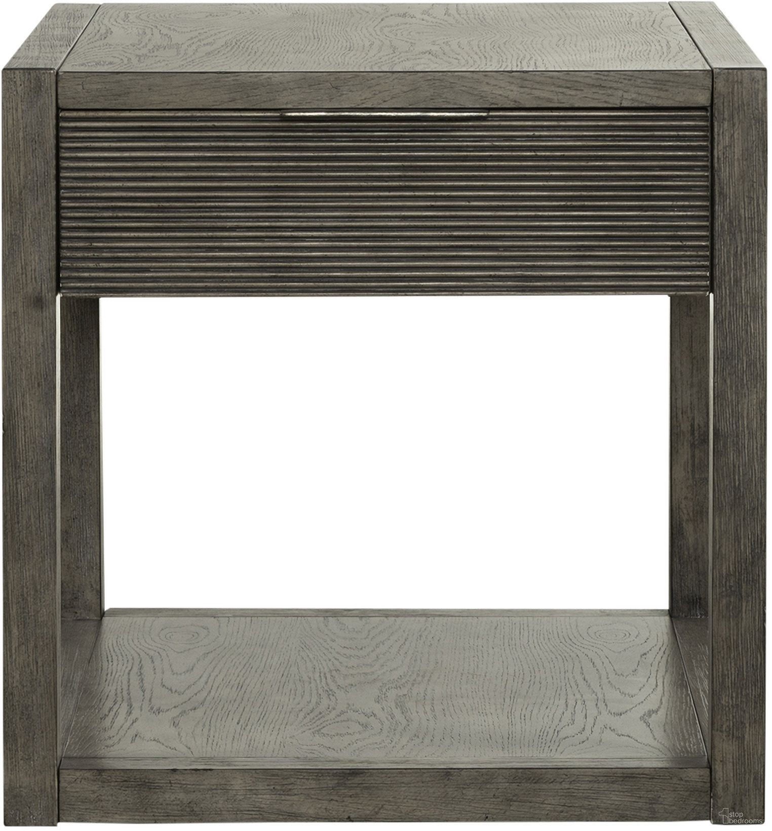 The appearance of Bartlett Field End Table In Gray designed by Liberty in the modern / contemporary interior design. This gray piece of furniture was selected by 1StopBedrooms from Bartlett Field Collection to add a touch of cosiness and style into your home. Sku: 798-OT1020. Material: Rubberwood.