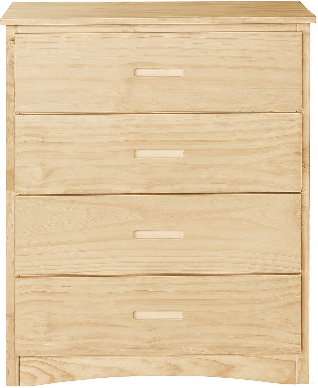 The appearance of Bartly Pine 4 Drawer Chest designed by Homelegance in the transitional interior design. This brown piece of furniture  was selected by 1StopBedrooms from Bartly Collection to add a touch of cosiness and style into your home. Sku: B2043-9. Material: Wood.