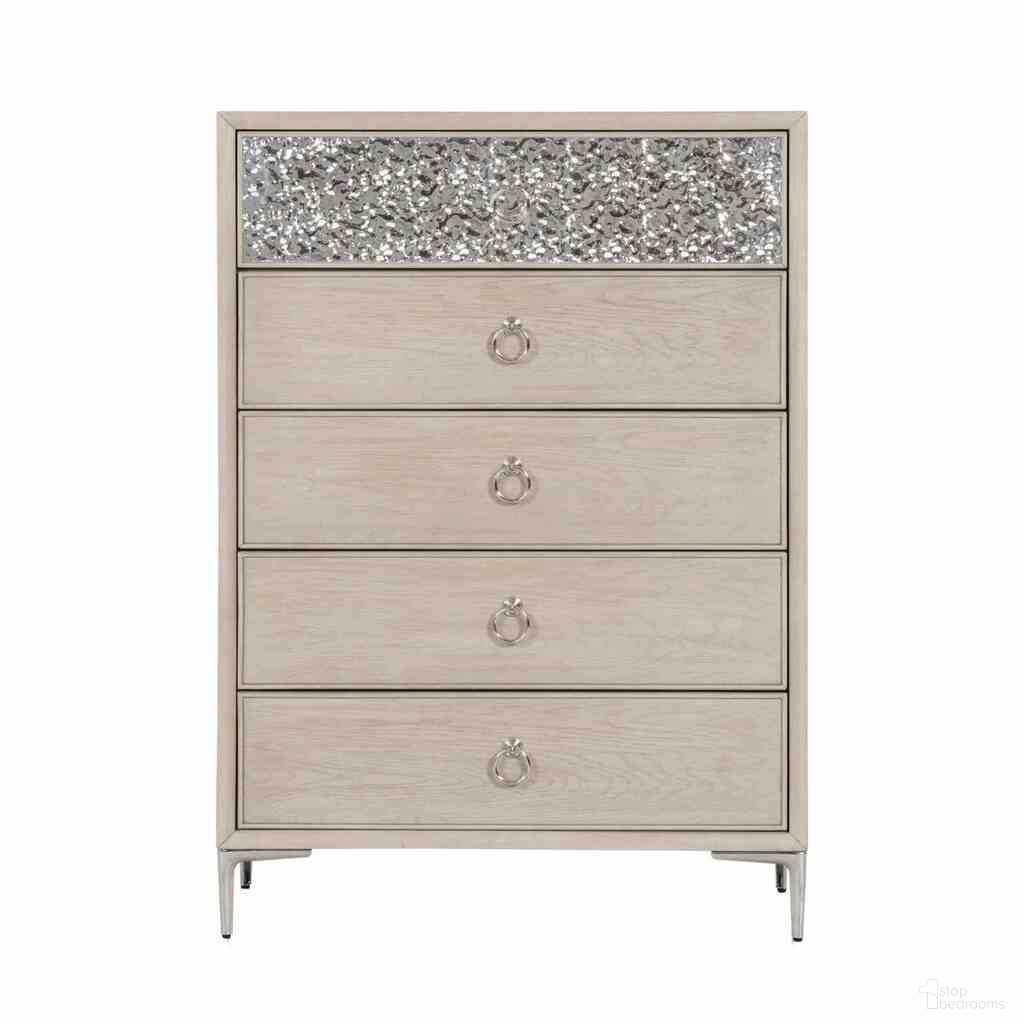 The appearance of Bashford Chest In Natural Oak designed by Furniture of America in the modern / contemporary interior design. This natural oak piece of furniture  was selected by 1StopBedrooms from Bashford Collection to add a touch of cosiness and style into your home. Sku: FM79008NT-C. Material: Solid Rubberwood.